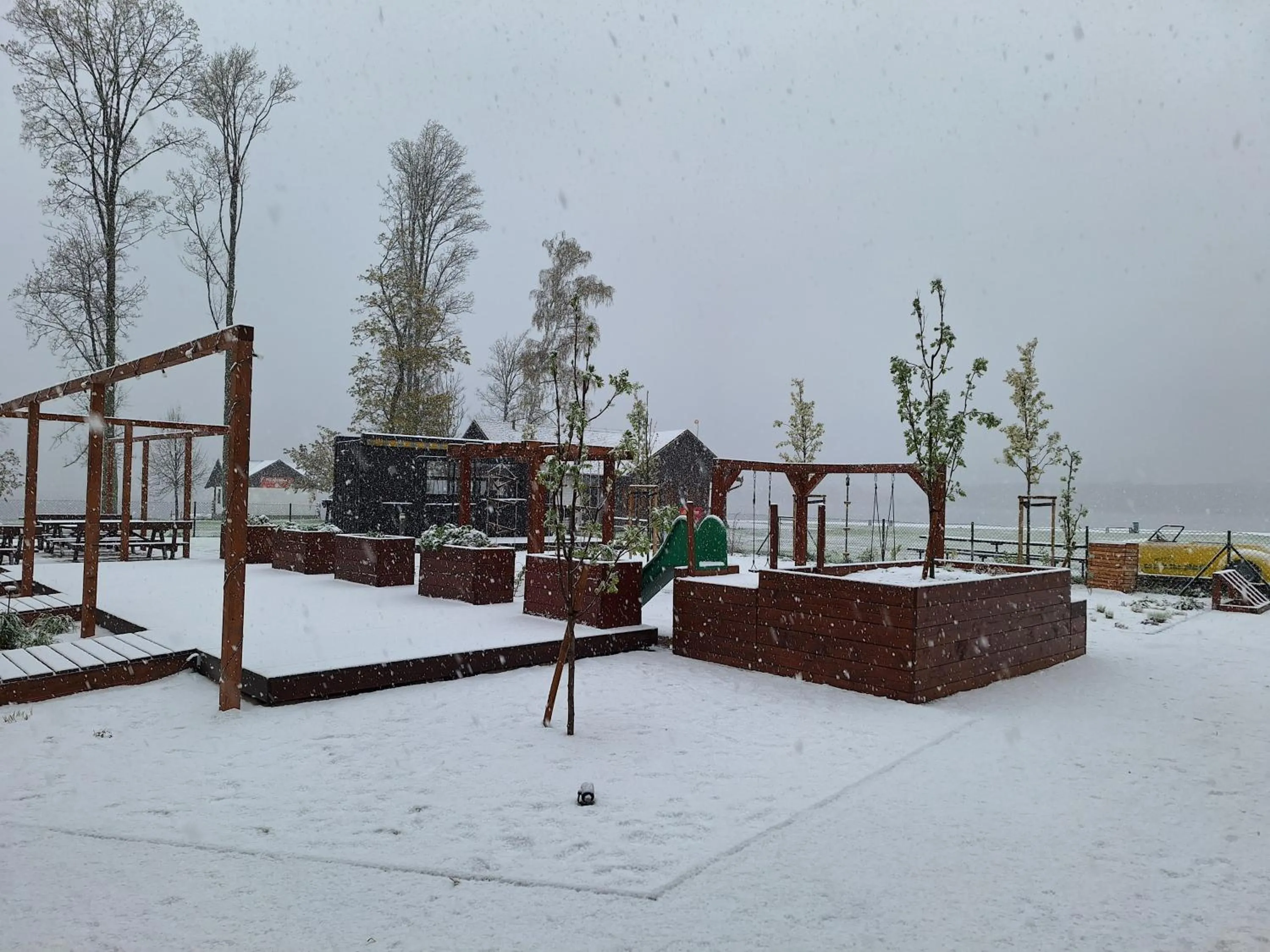 Garden view in Hotel Na Pláži