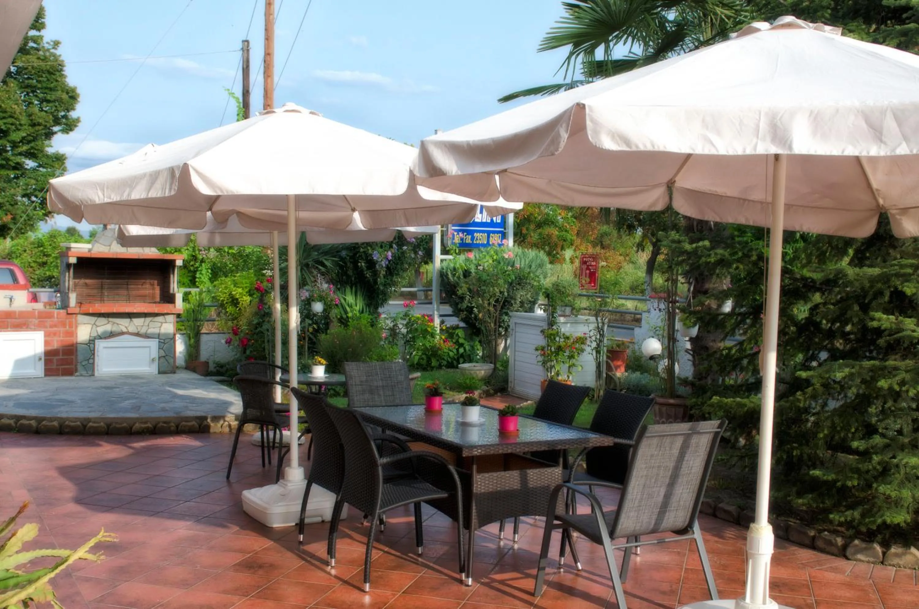 BBQ facilities in Galini Apartments