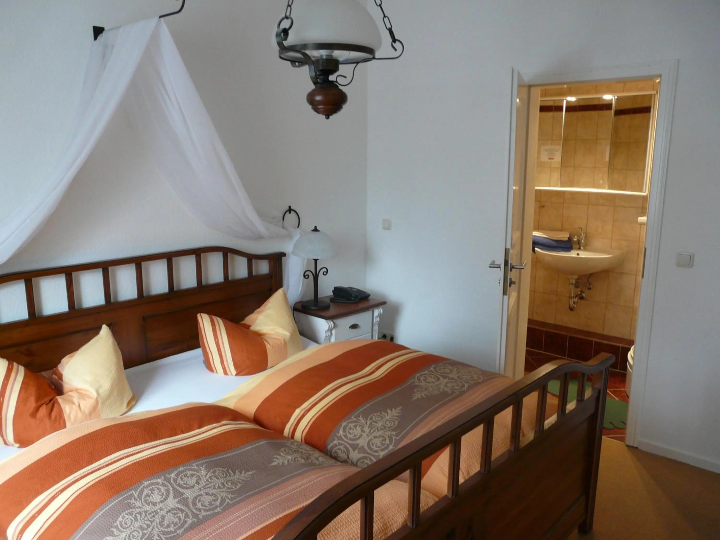 Bed in Pension Wegerich