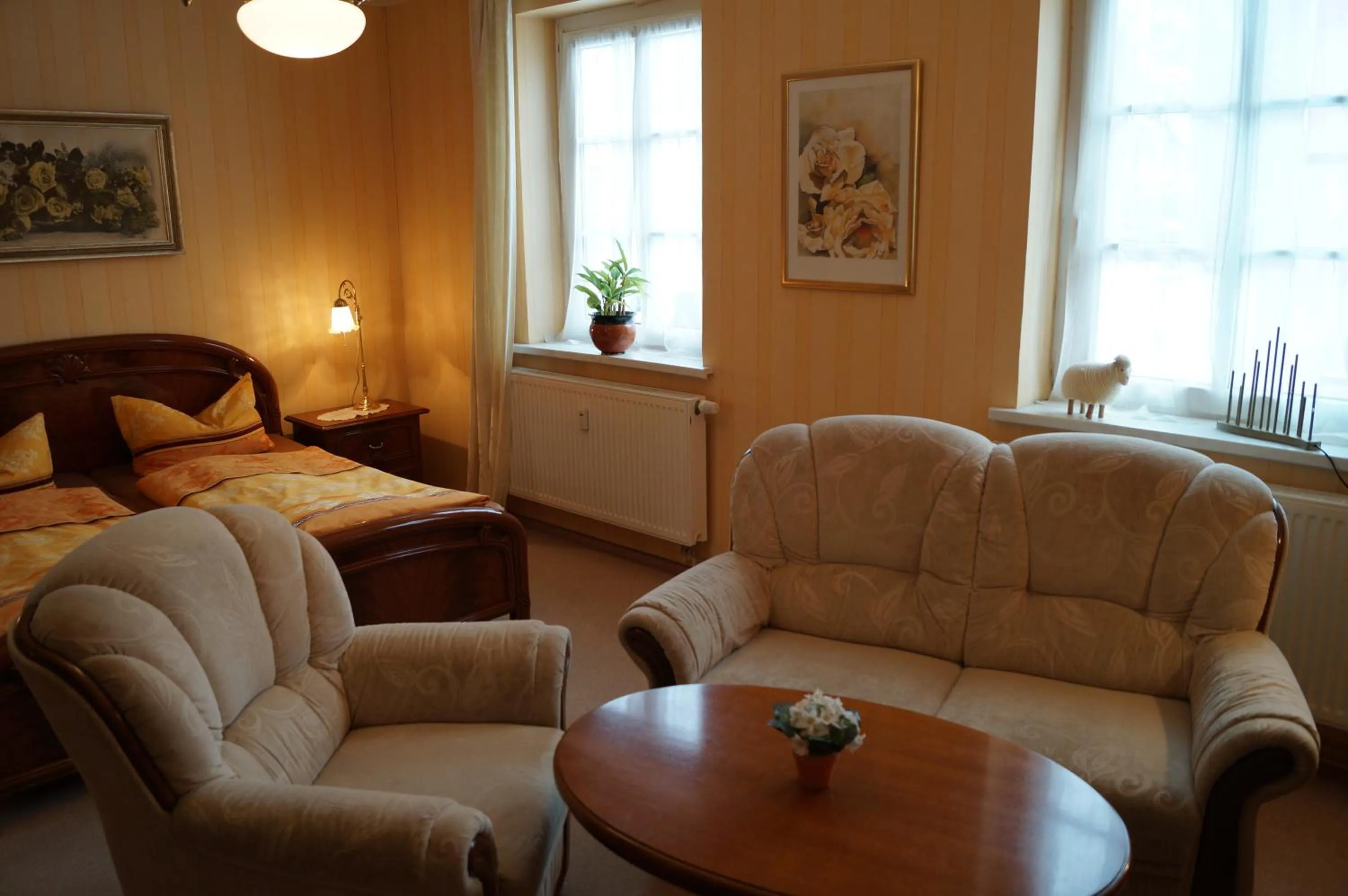 Bed in Pension Wegerich