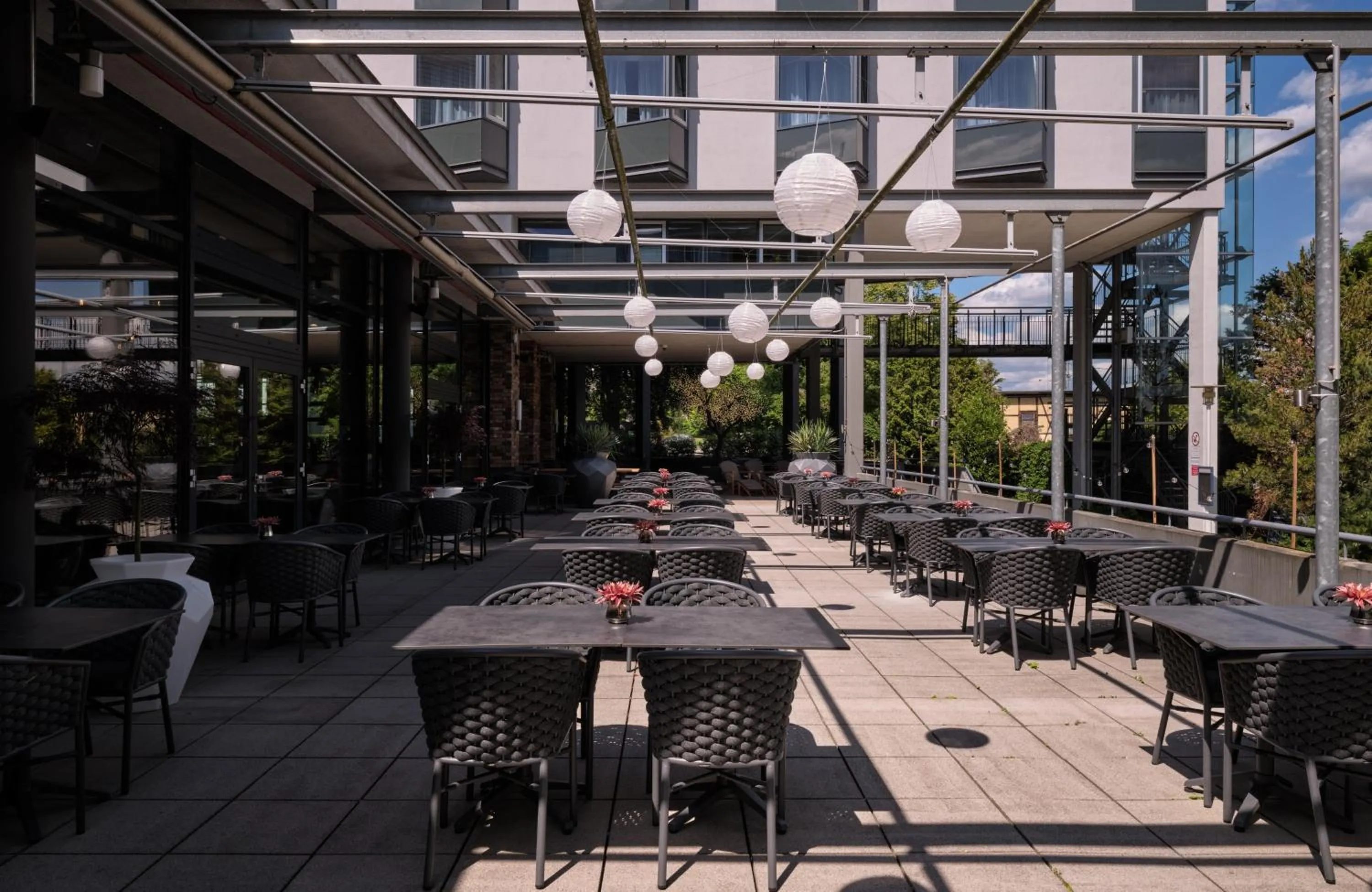 Balcony/Terrace in NYX Hotel Berlin Köpenick by Leonardo Hotels