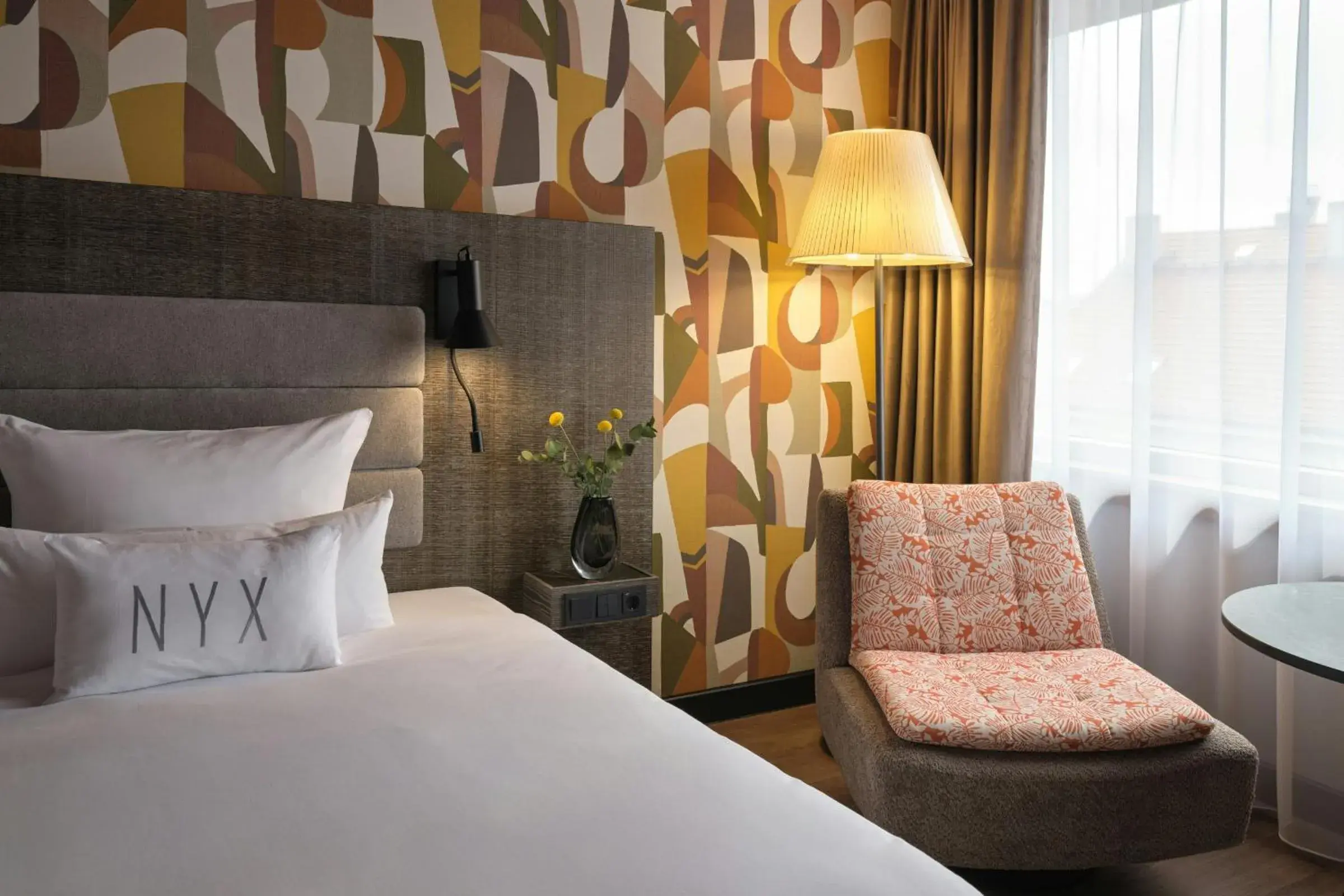 Bedroom, Bed in NYX Hotel Berlin Köpenick by Leonardo Hotels Bedroom, Bed in NYX Hotel Berlin Köpenick by Leonardo Hotels