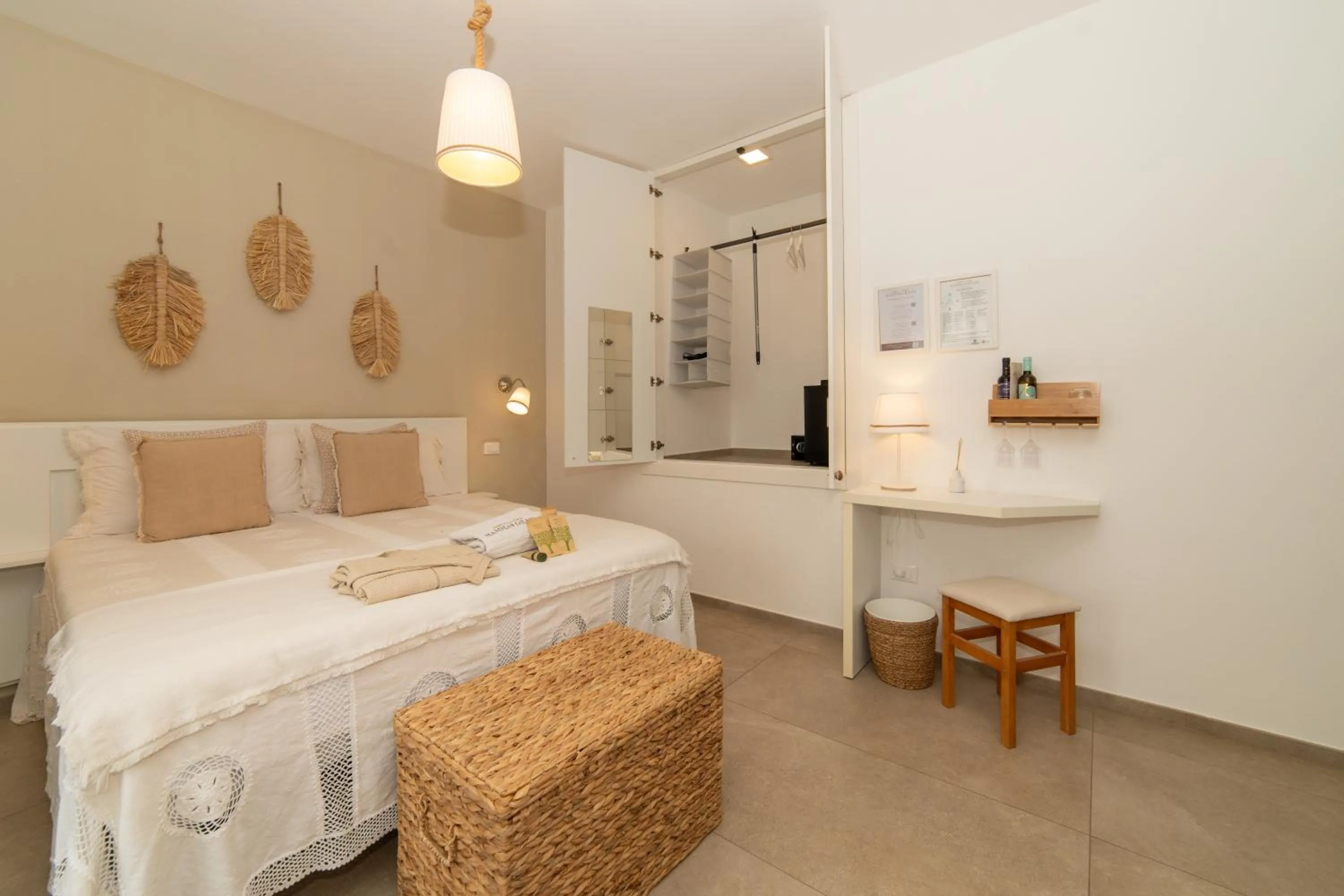 Bed in Villa Mamma Grazia Rooms