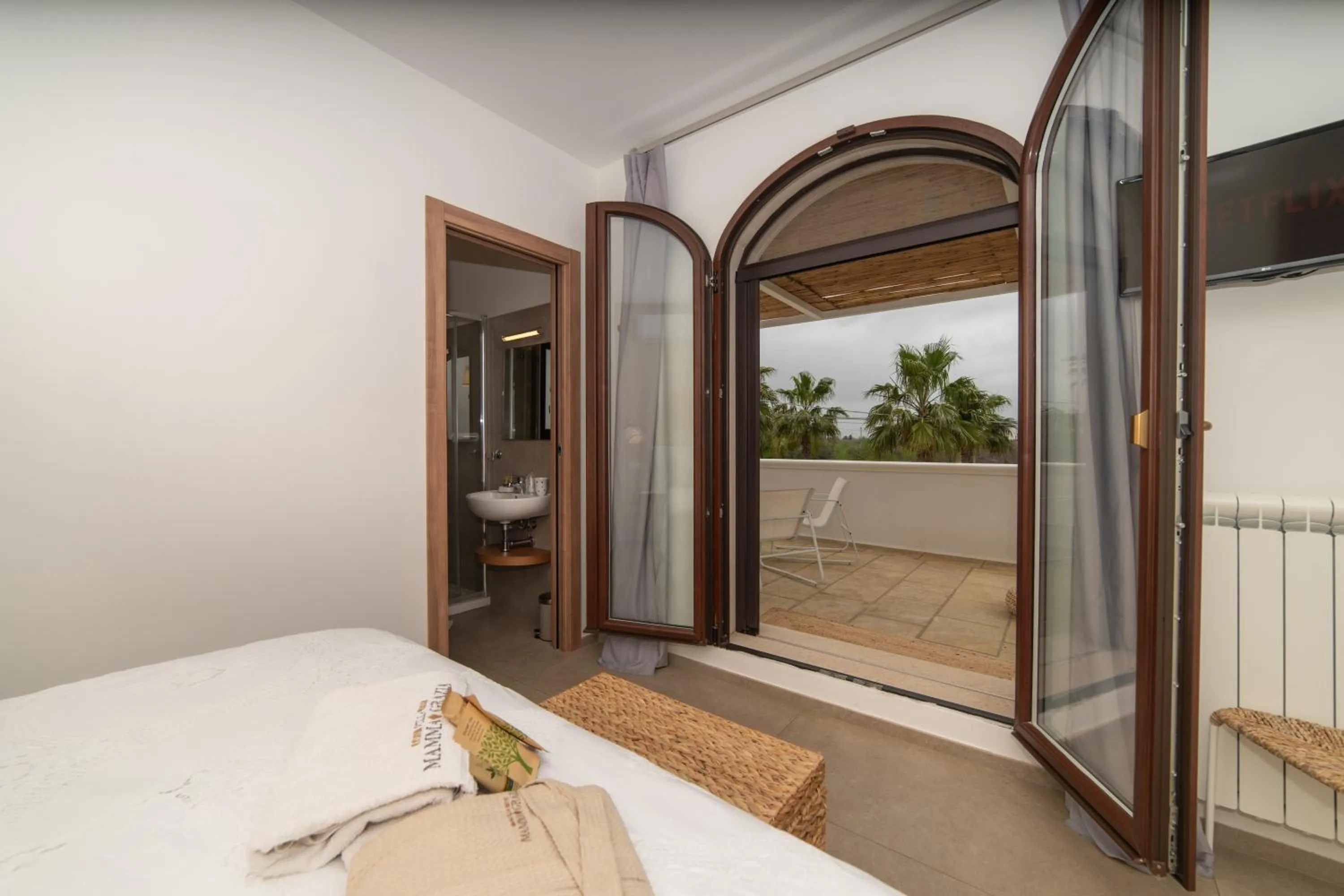 Bed in Villa Mamma Grazia Rooms