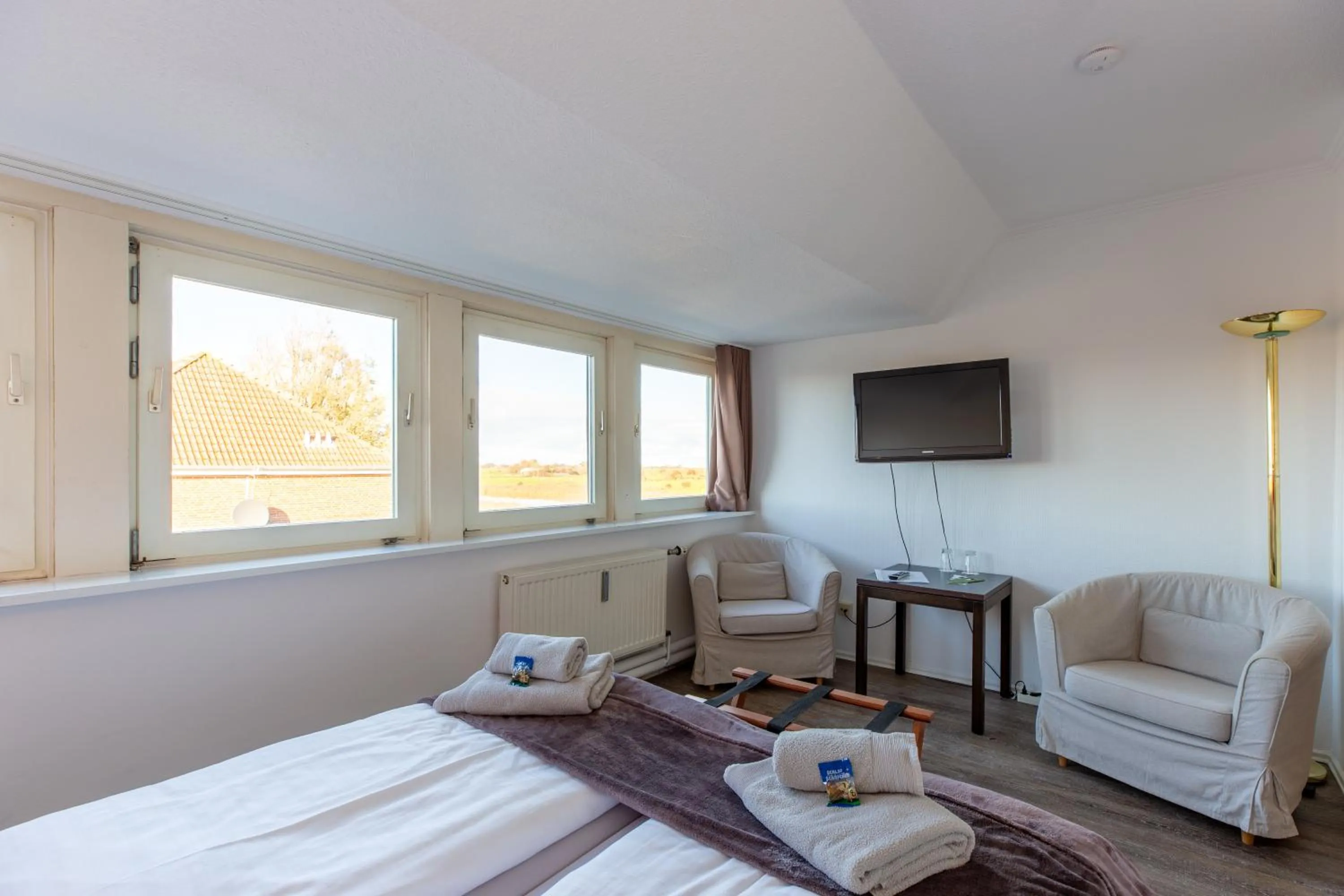 TV and multimedia, Bed in Hotel MeerLand Pellworm
