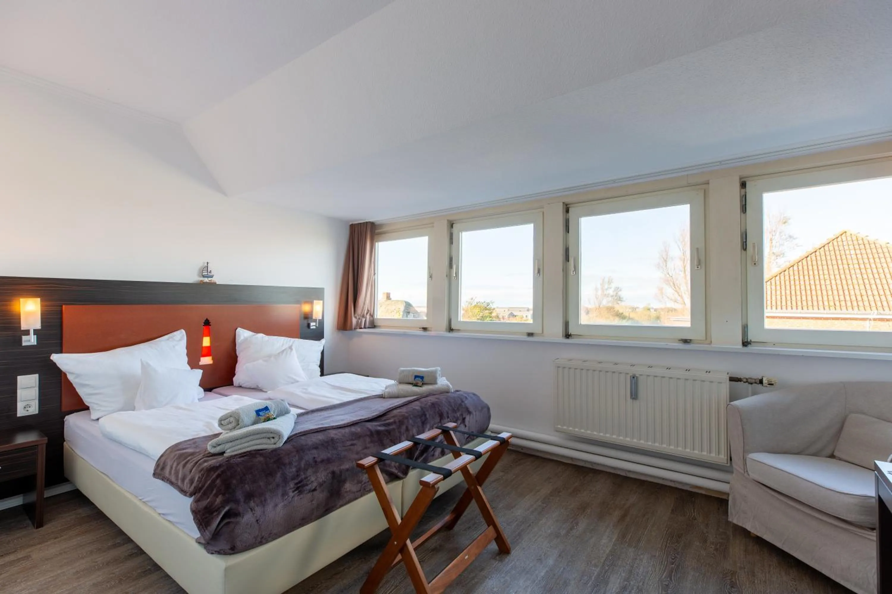 Bed in Hotel MeerLand Pellworm
