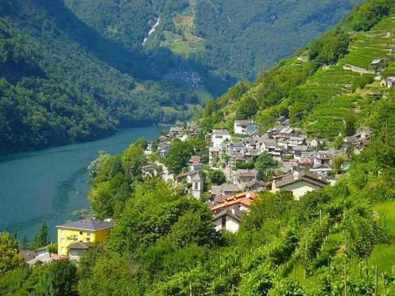 Bird's eye view in Hotel Pizzo Vogorno