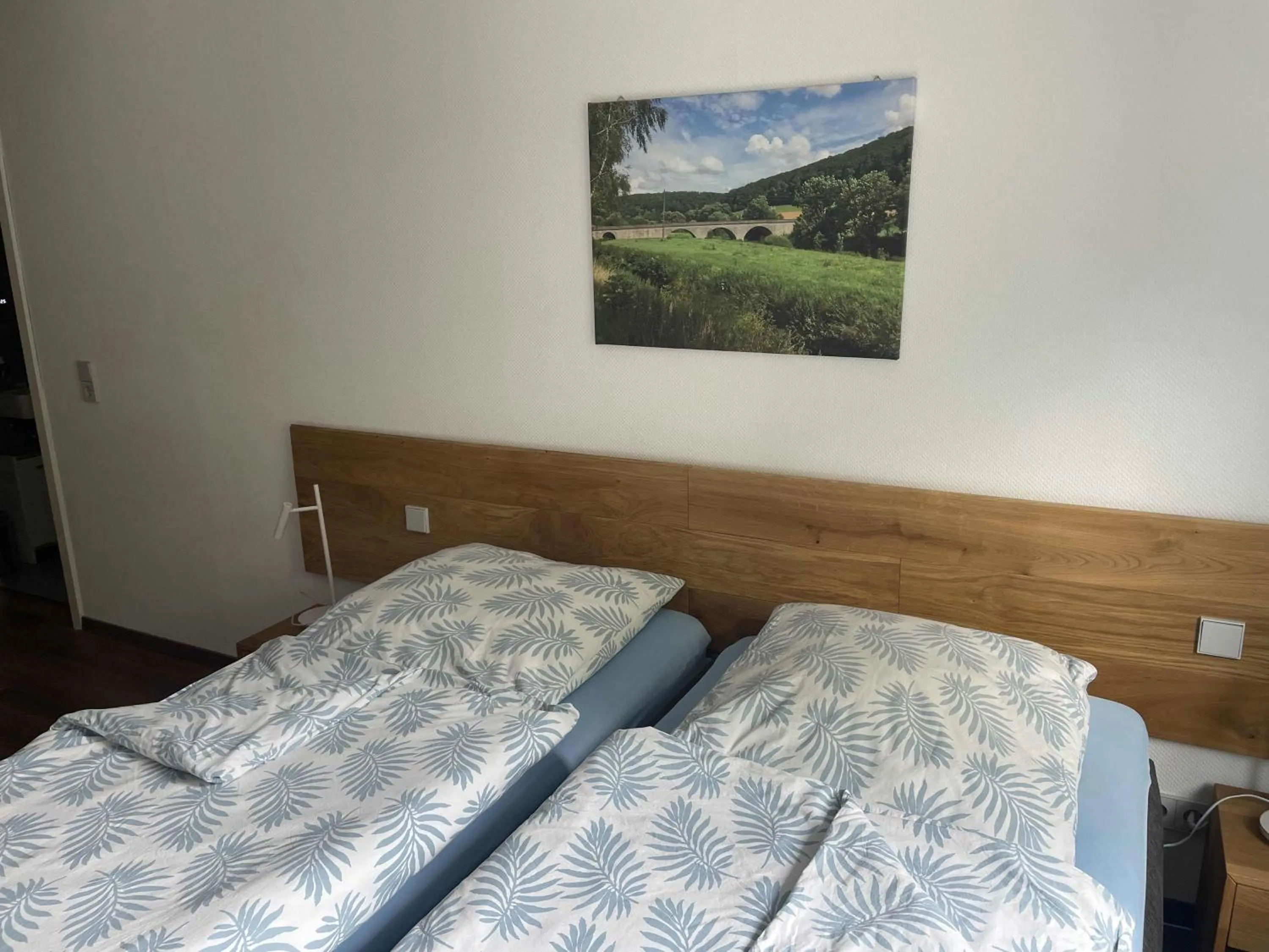 Bed in Gästehaus Jagsttal