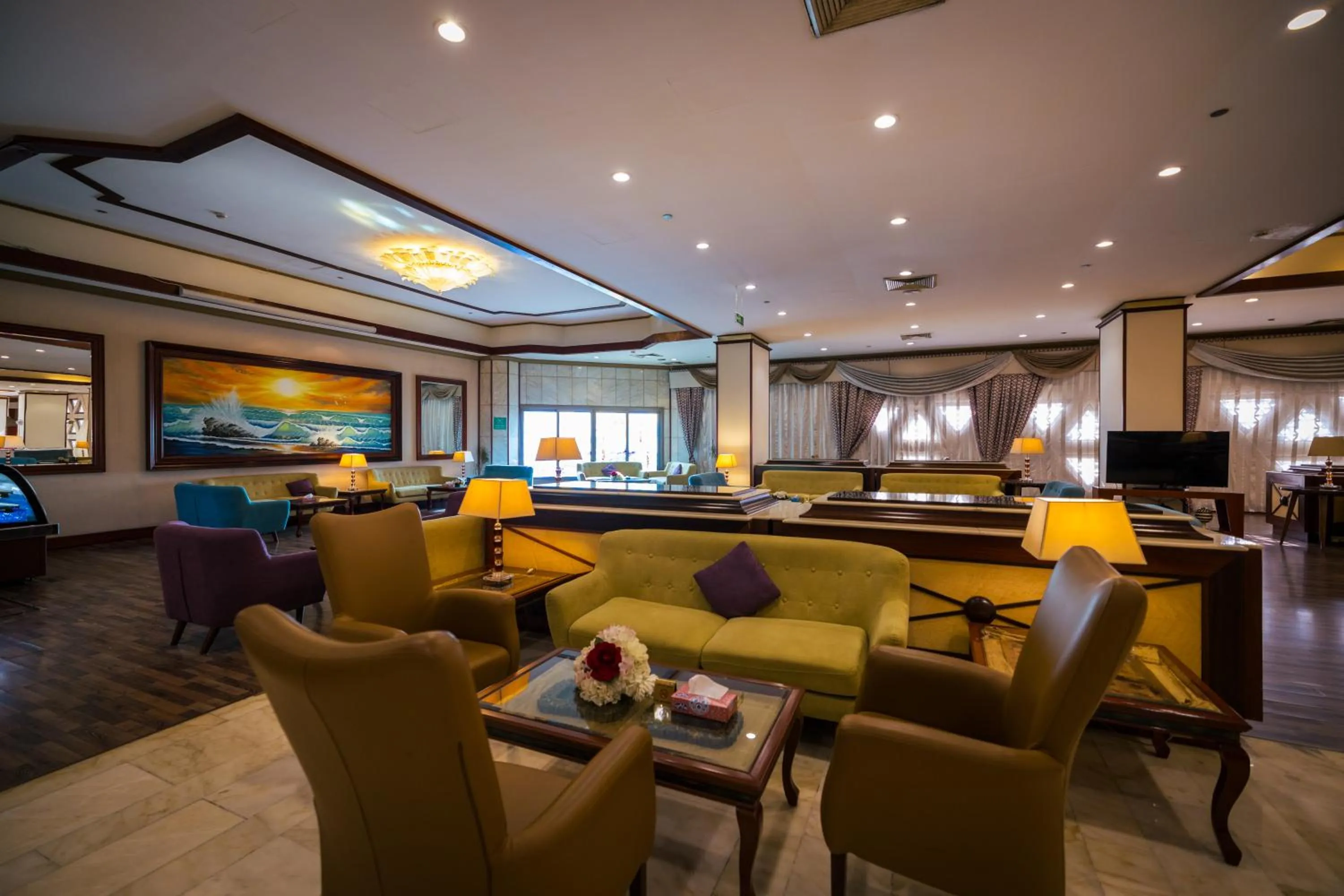 Seating area in Jeddah Grand Hotel