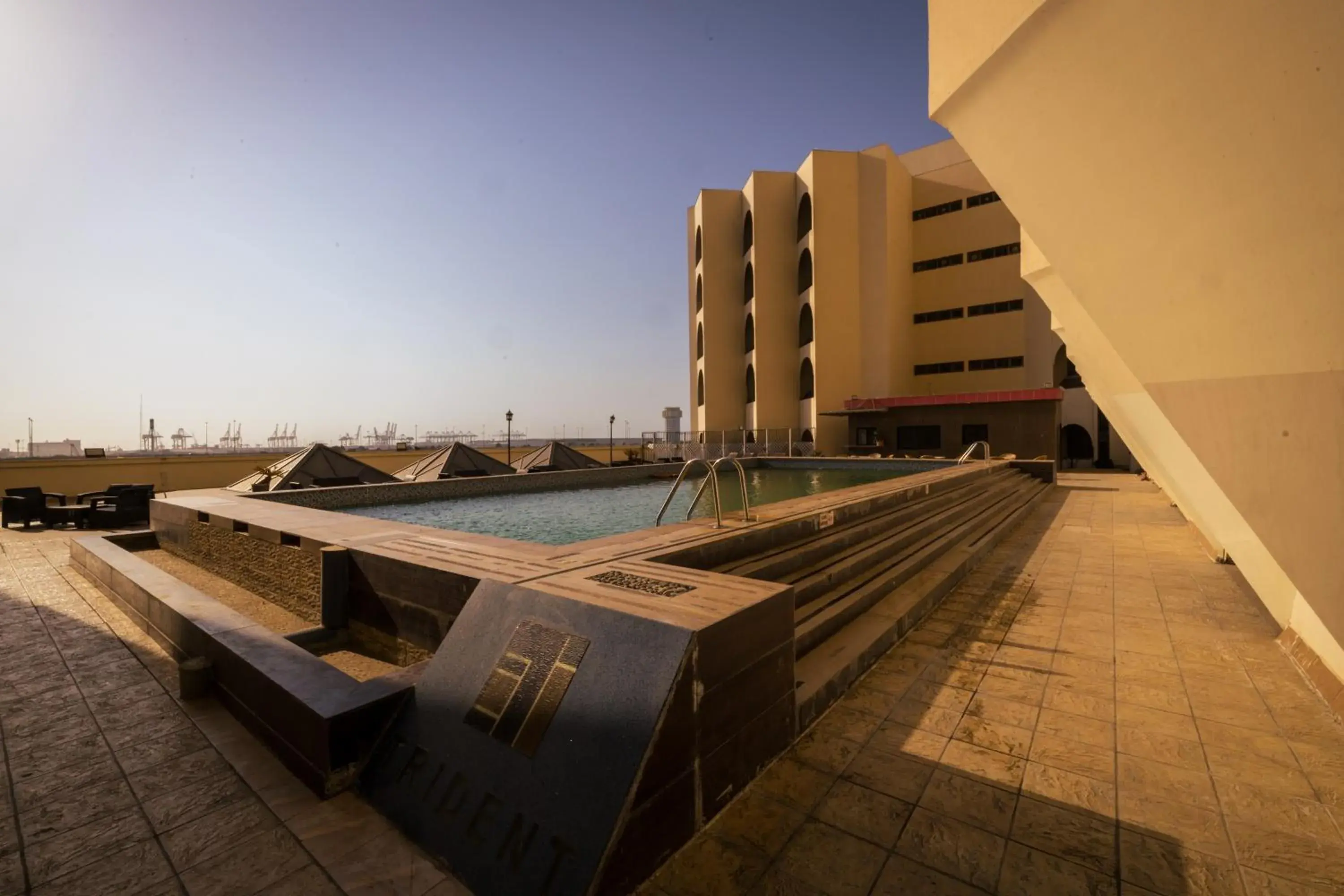 Pool view in Jeddah Grand Hotel Pool view in Jeddah Grand Hotel