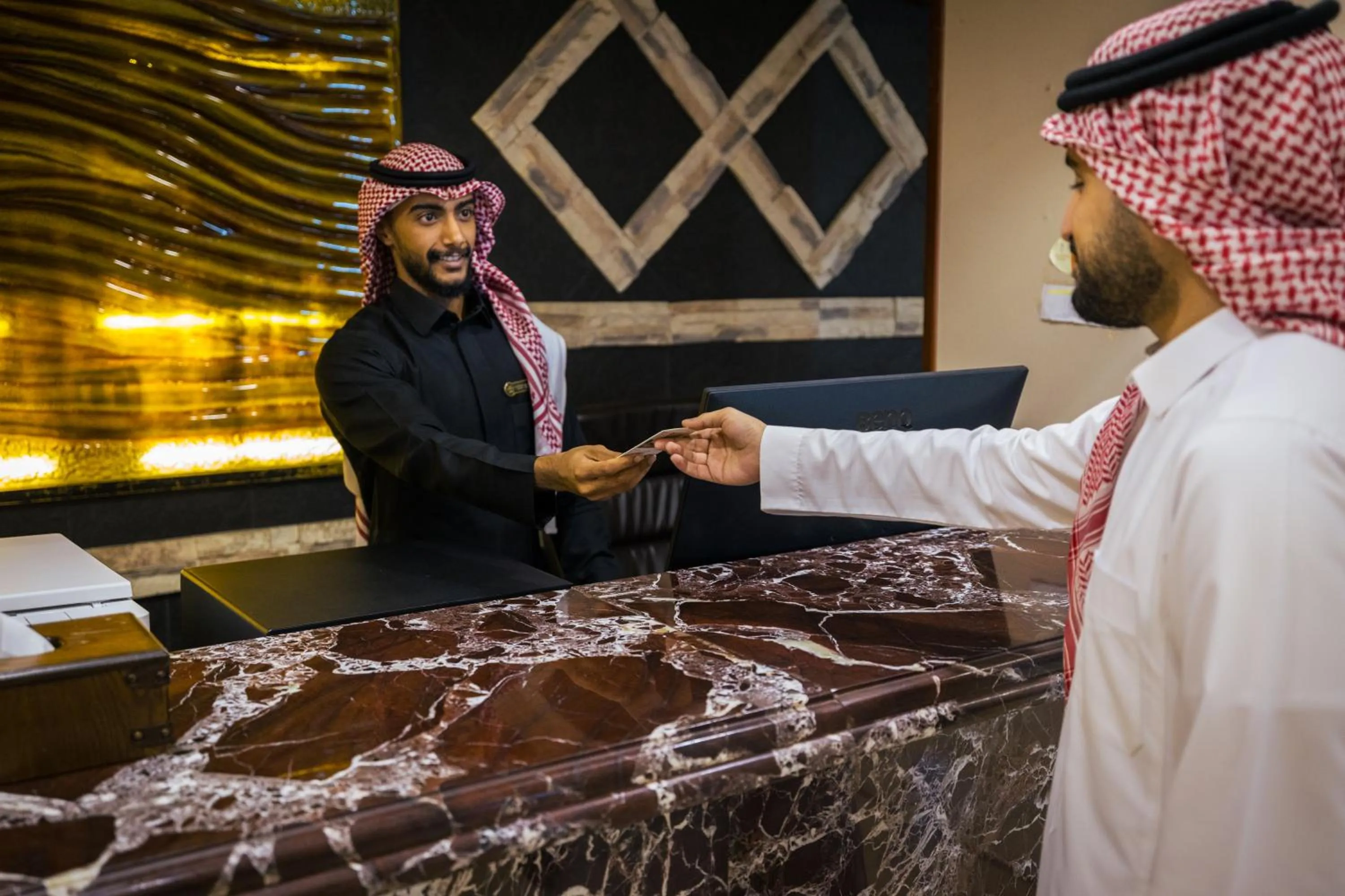 People in Jeddah Grand Hotel