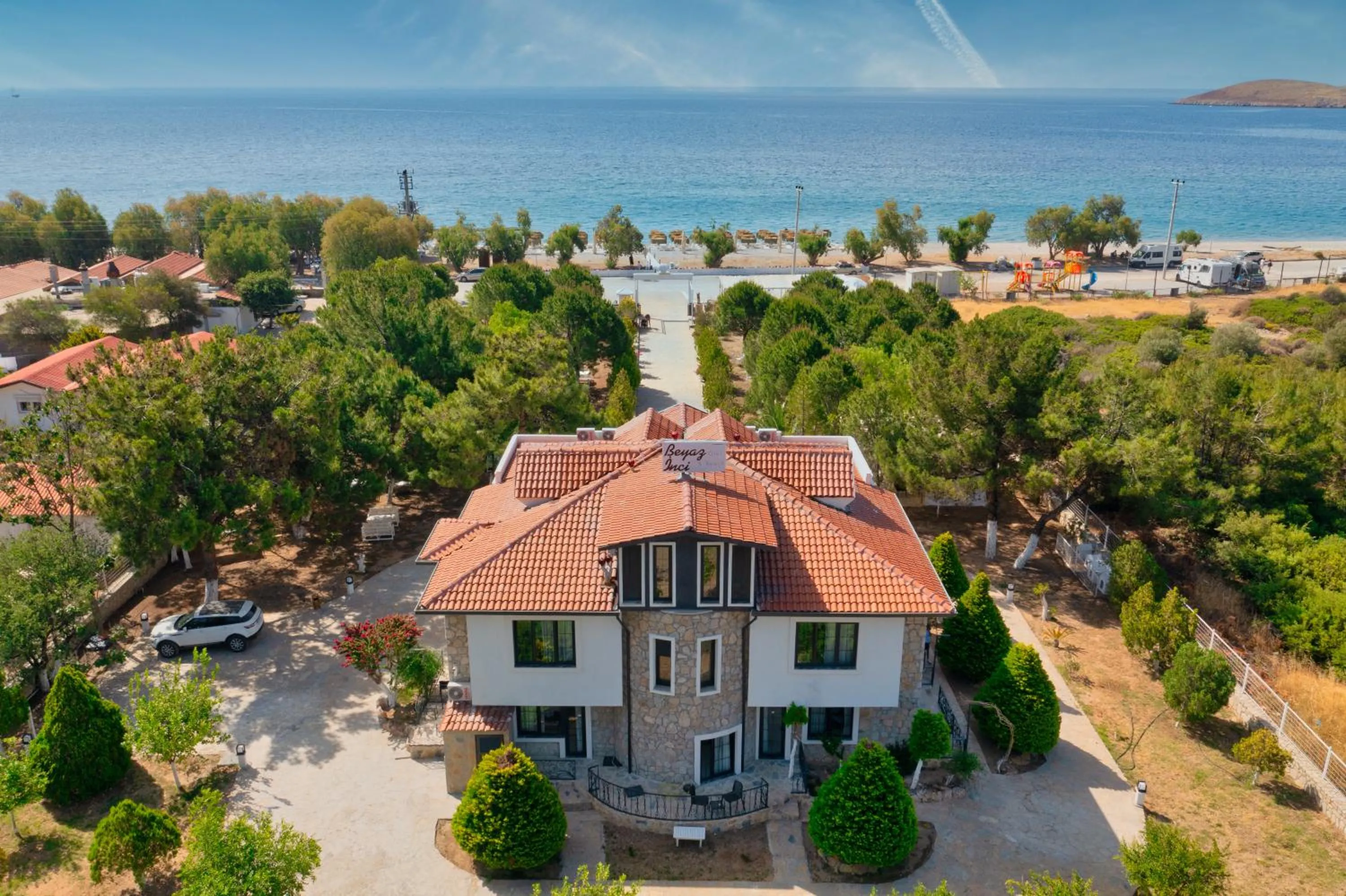 Bird's eye view in Otel Beyaz İnci