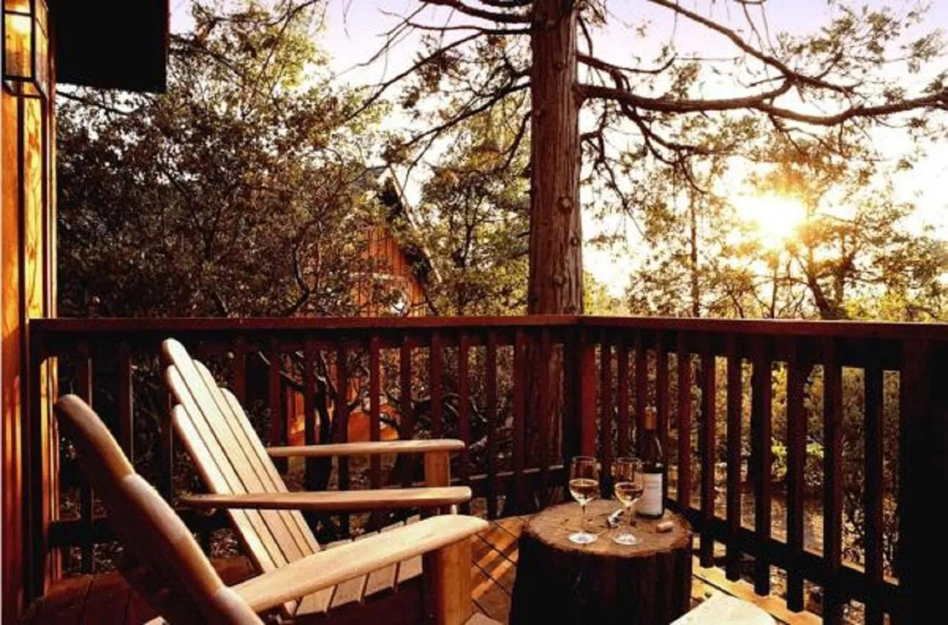Balcony/Terrace in Evergreen Lodge at Yosemite