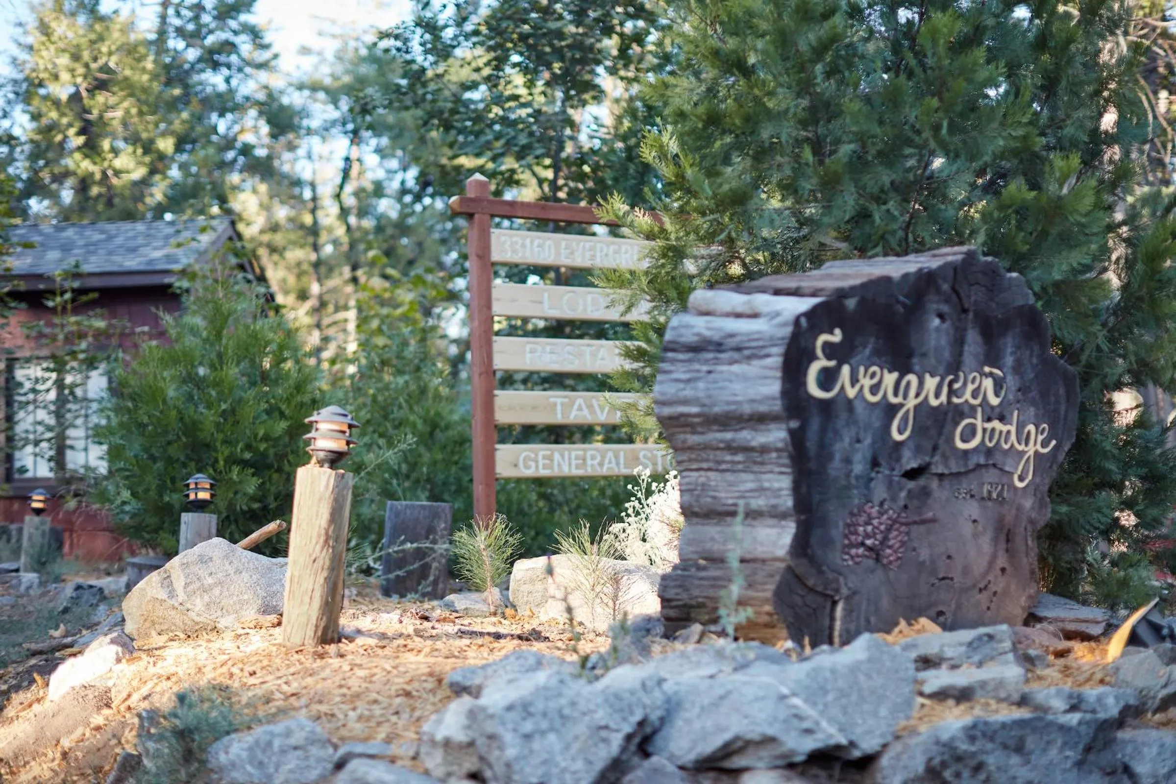 Property logo or sign in Evergreen Lodge at Yosemite
