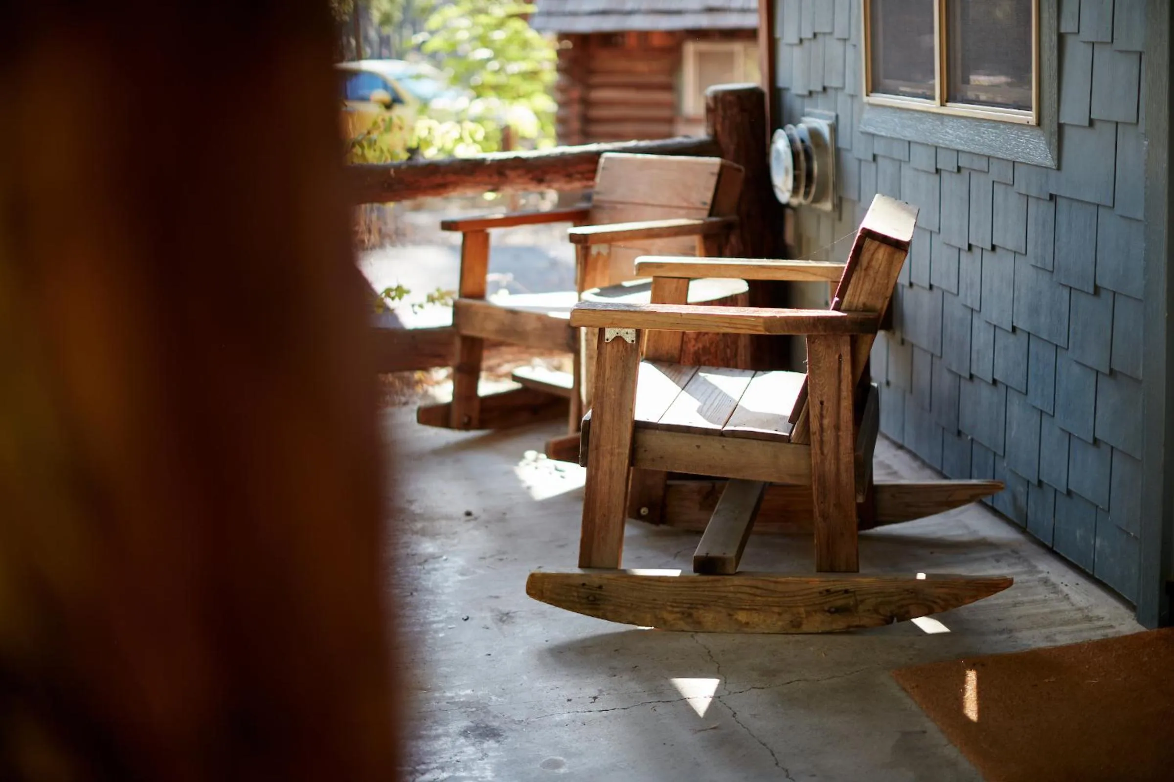 Patio in Evergreen Lodge at Yosemite