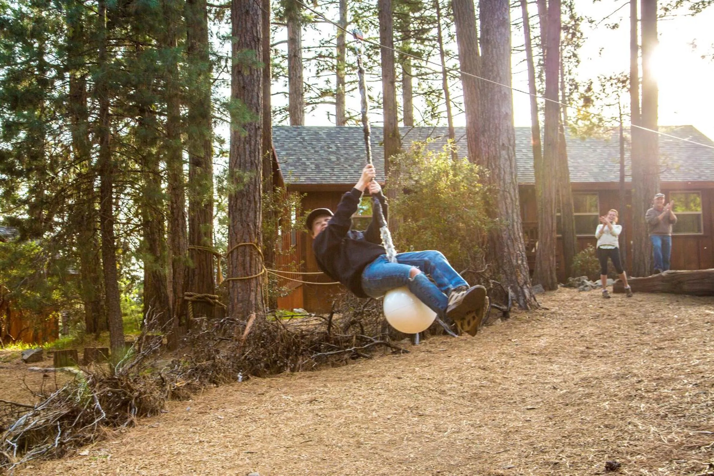 Children play ground in Evergreen Lodge at Yosemite