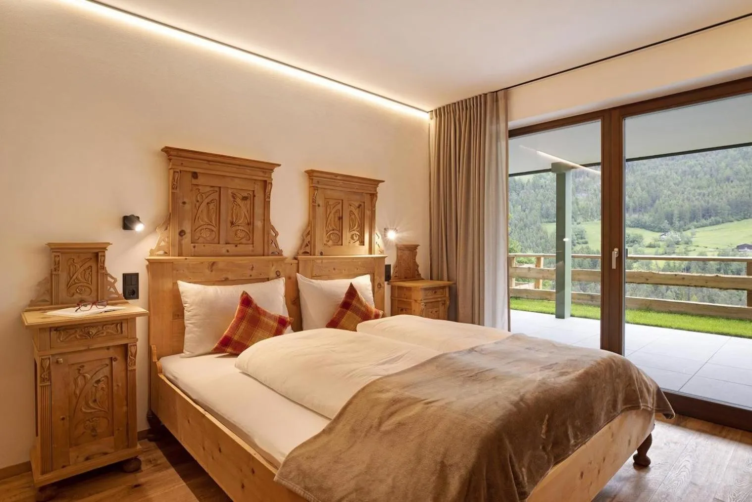 Living room, Bed in Archehof Hochzirm Lodge Anton