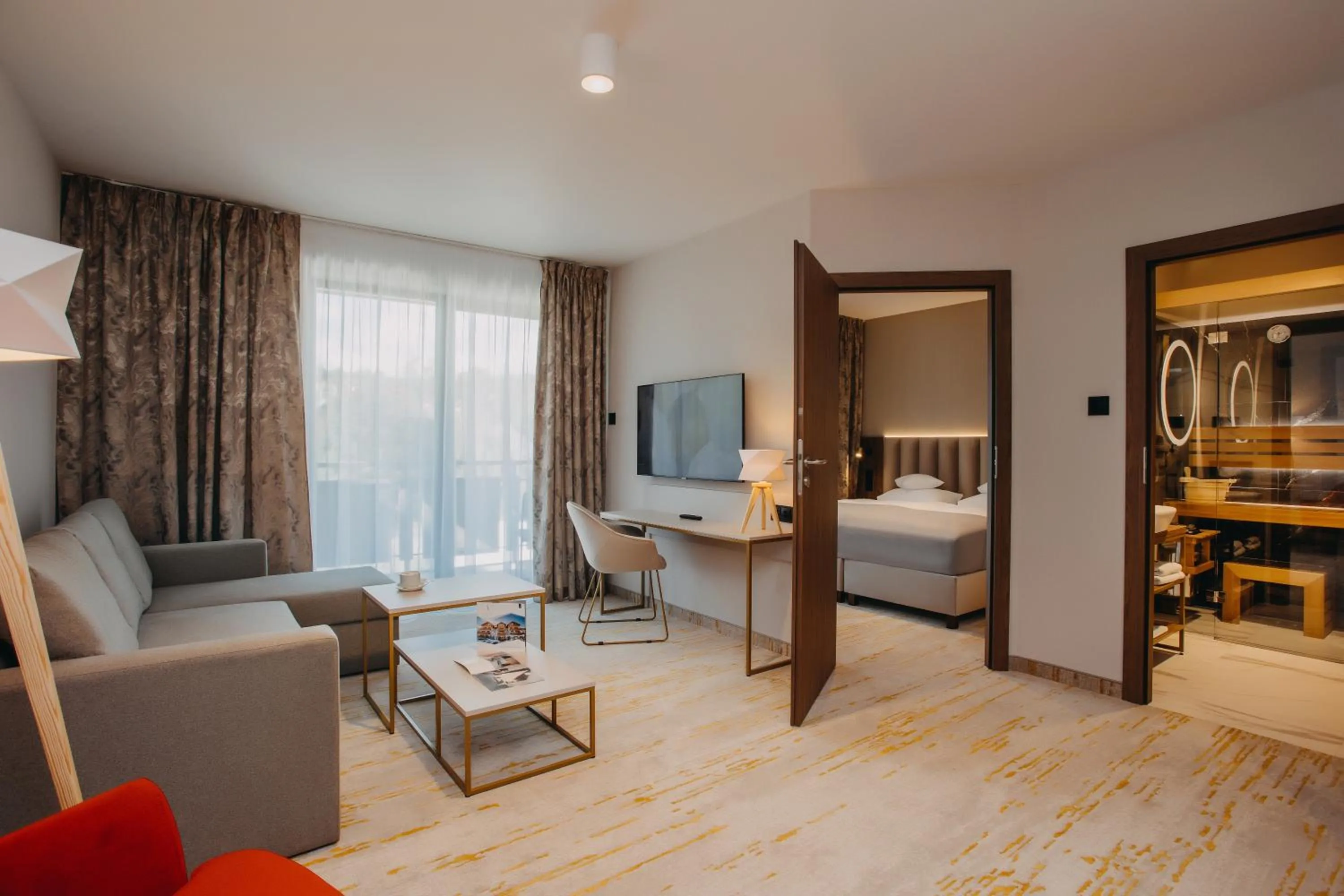 Sauna, Bed in Five Seasons Szklarska Poręba