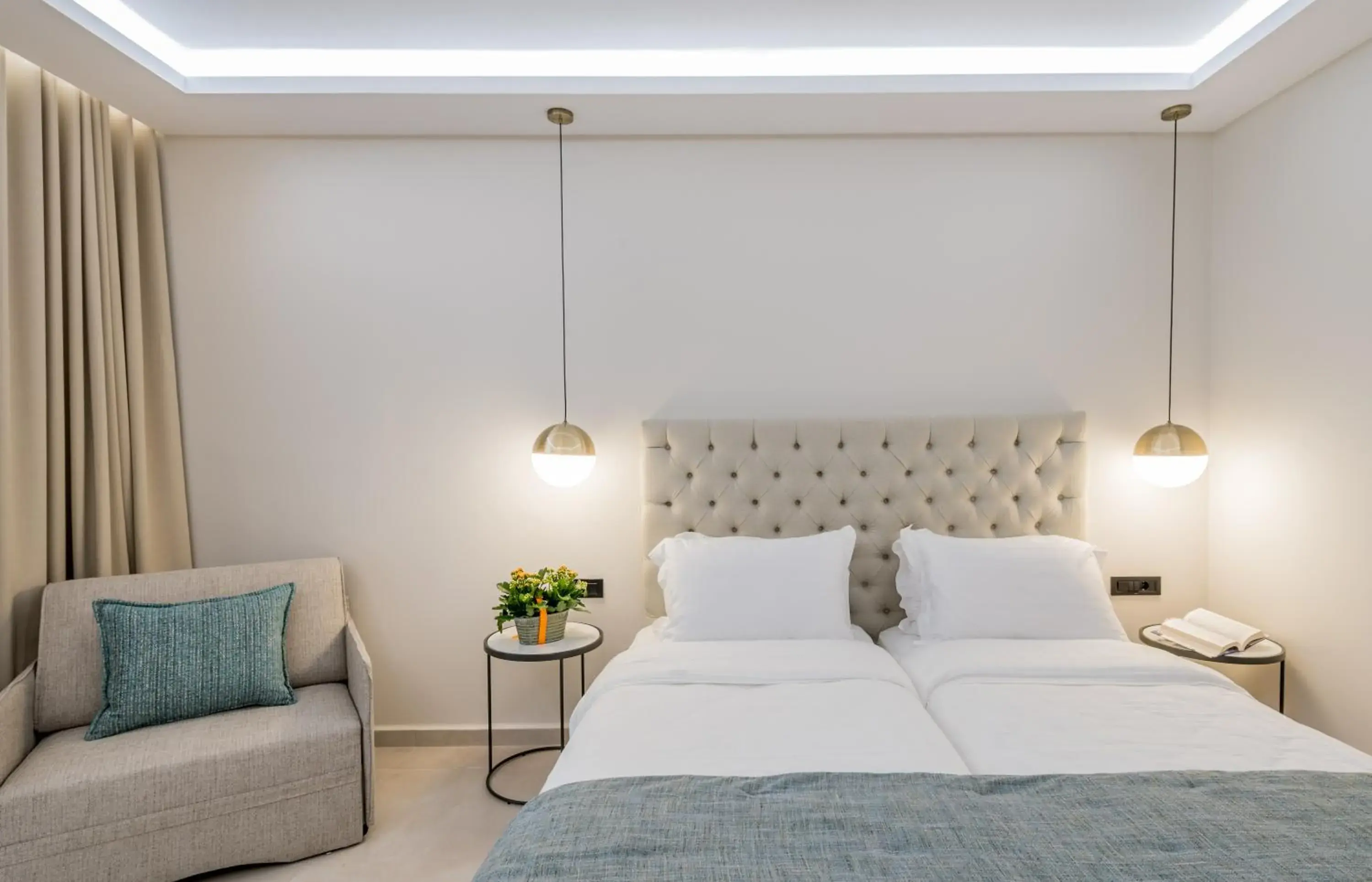 Bed in Katerina Palace Hotel Bed in Katerina Palace Hotel