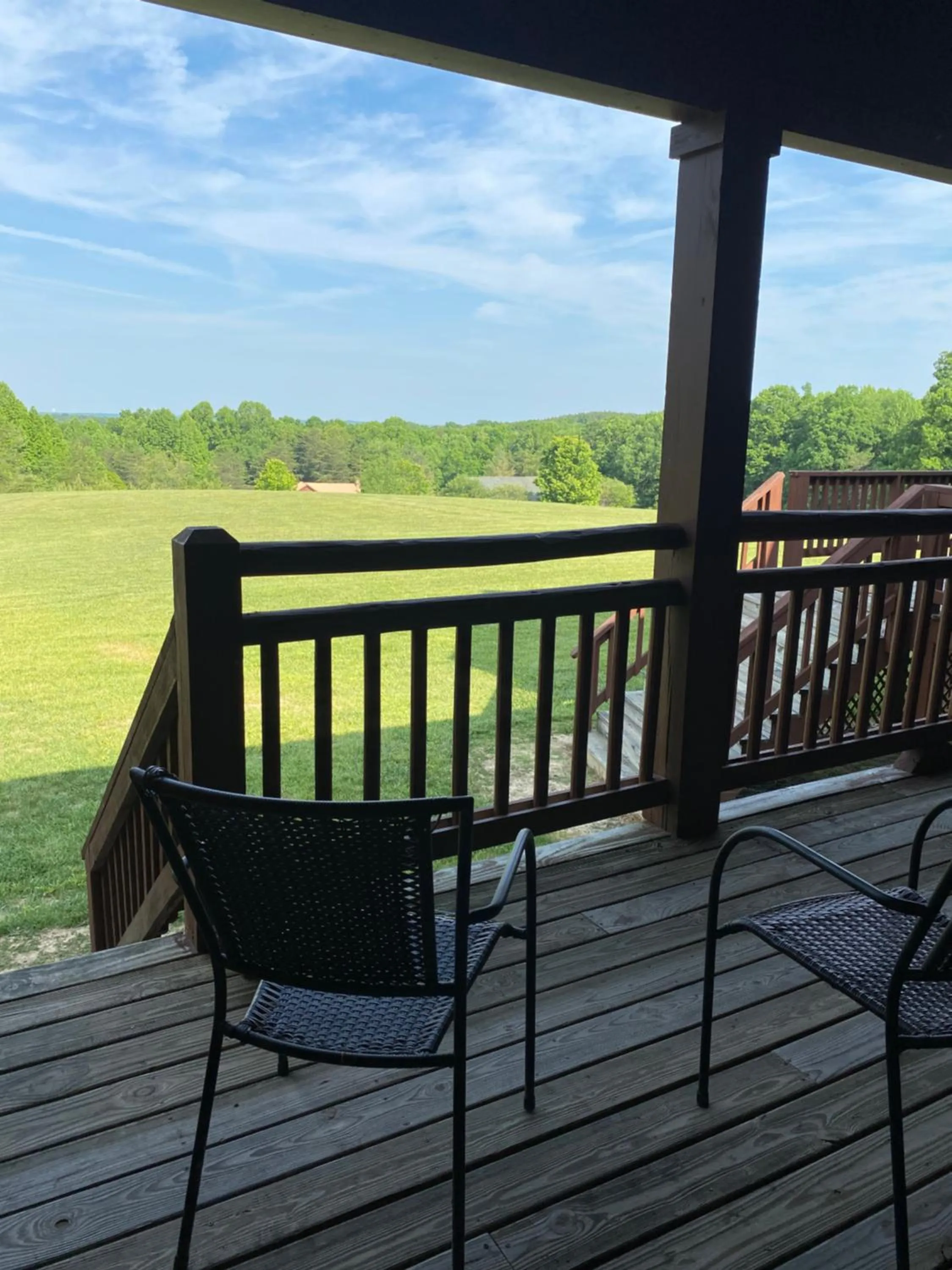 Patio in Grandview Experience Lodge