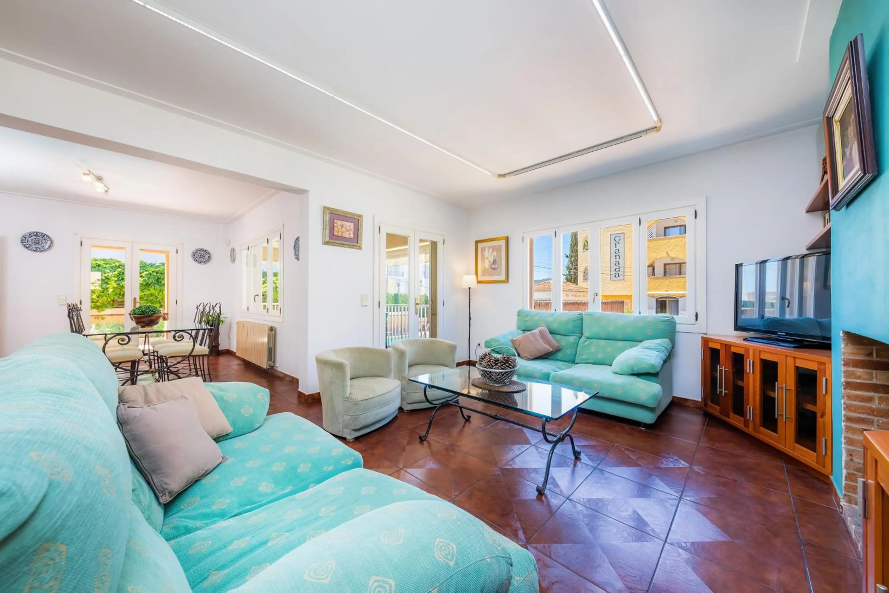 Living room in Villa Paca