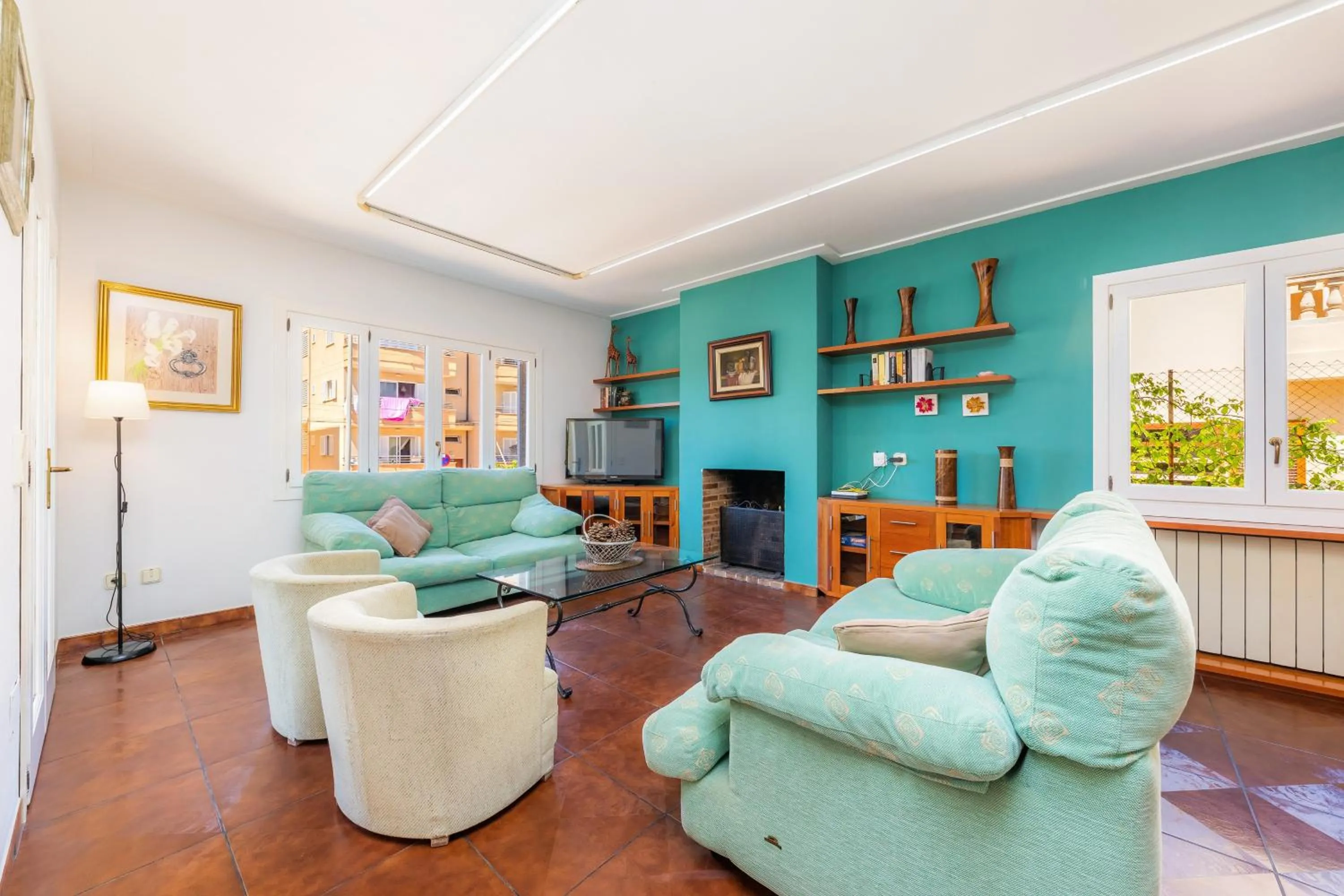 Living room in Villa Paca