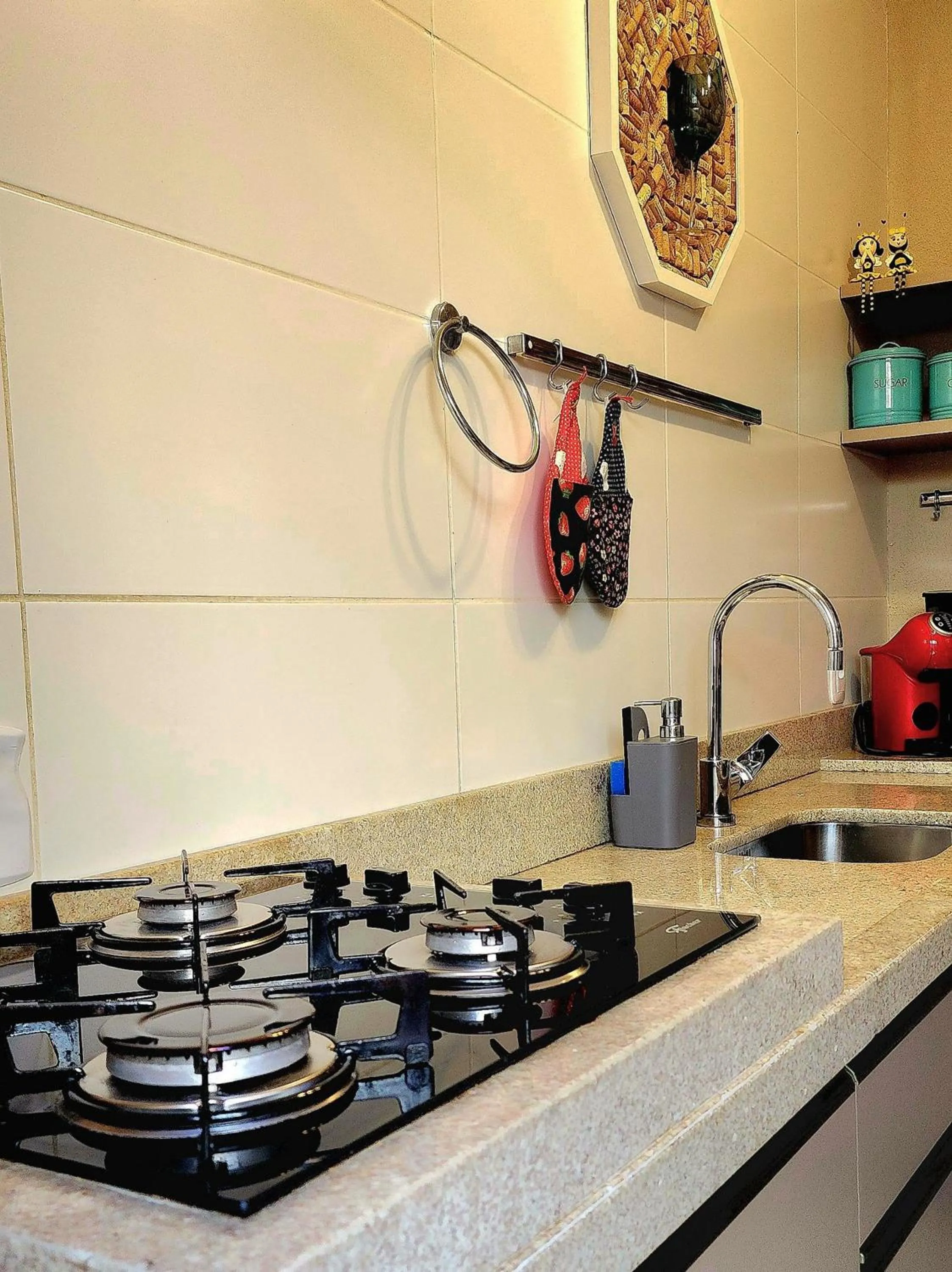 Kitchen or kitchenette in Charme e Conforto em Canela (Centro/3 dorm)