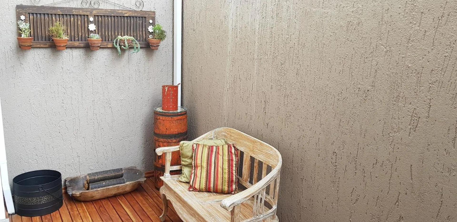 Balcony/Terrace in Charme e Conforto em Canela (Centro/3 dorm)