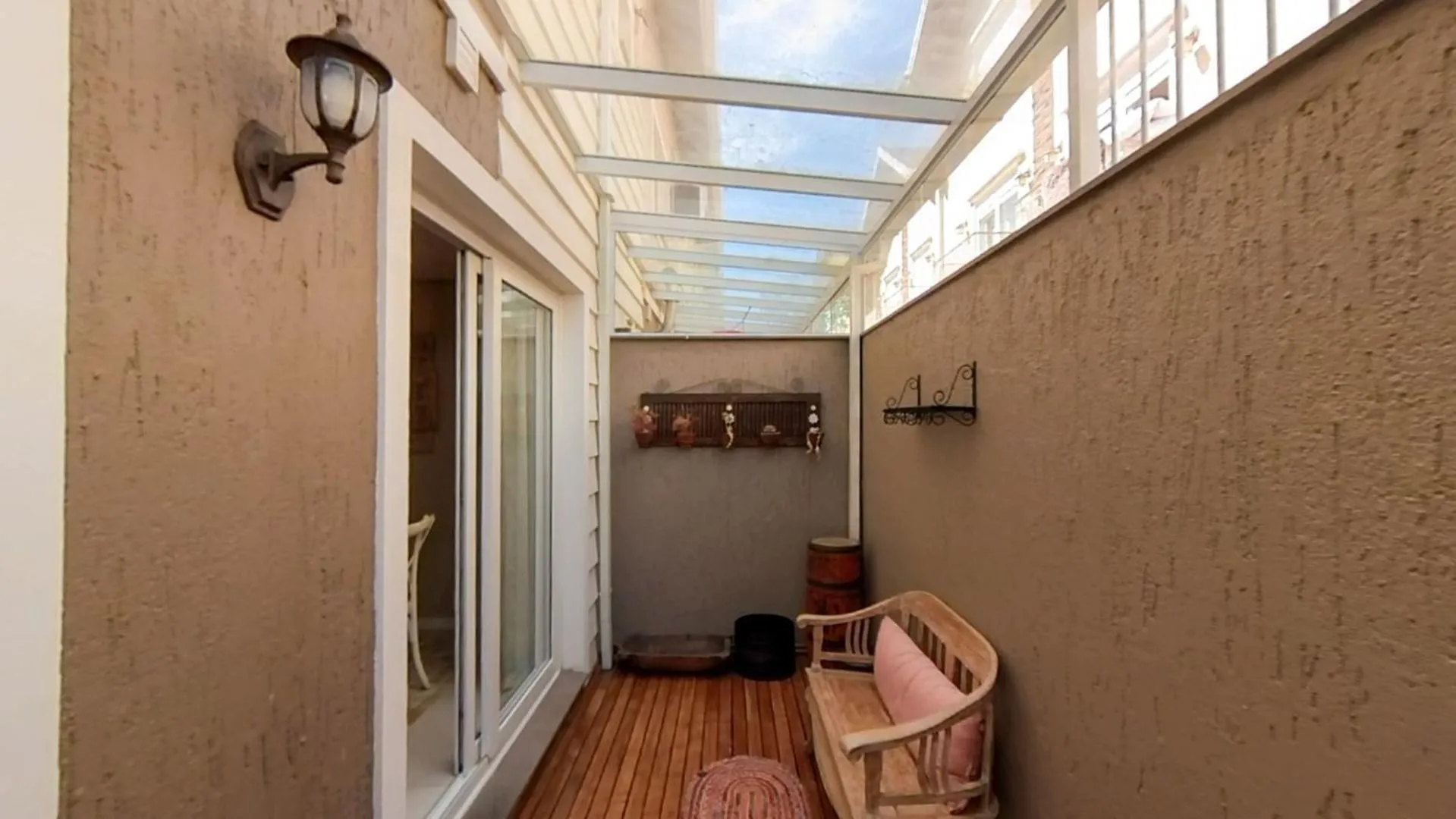 Balcony/Terrace in Charme e Conforto em Canela (Centro/3 dorm)