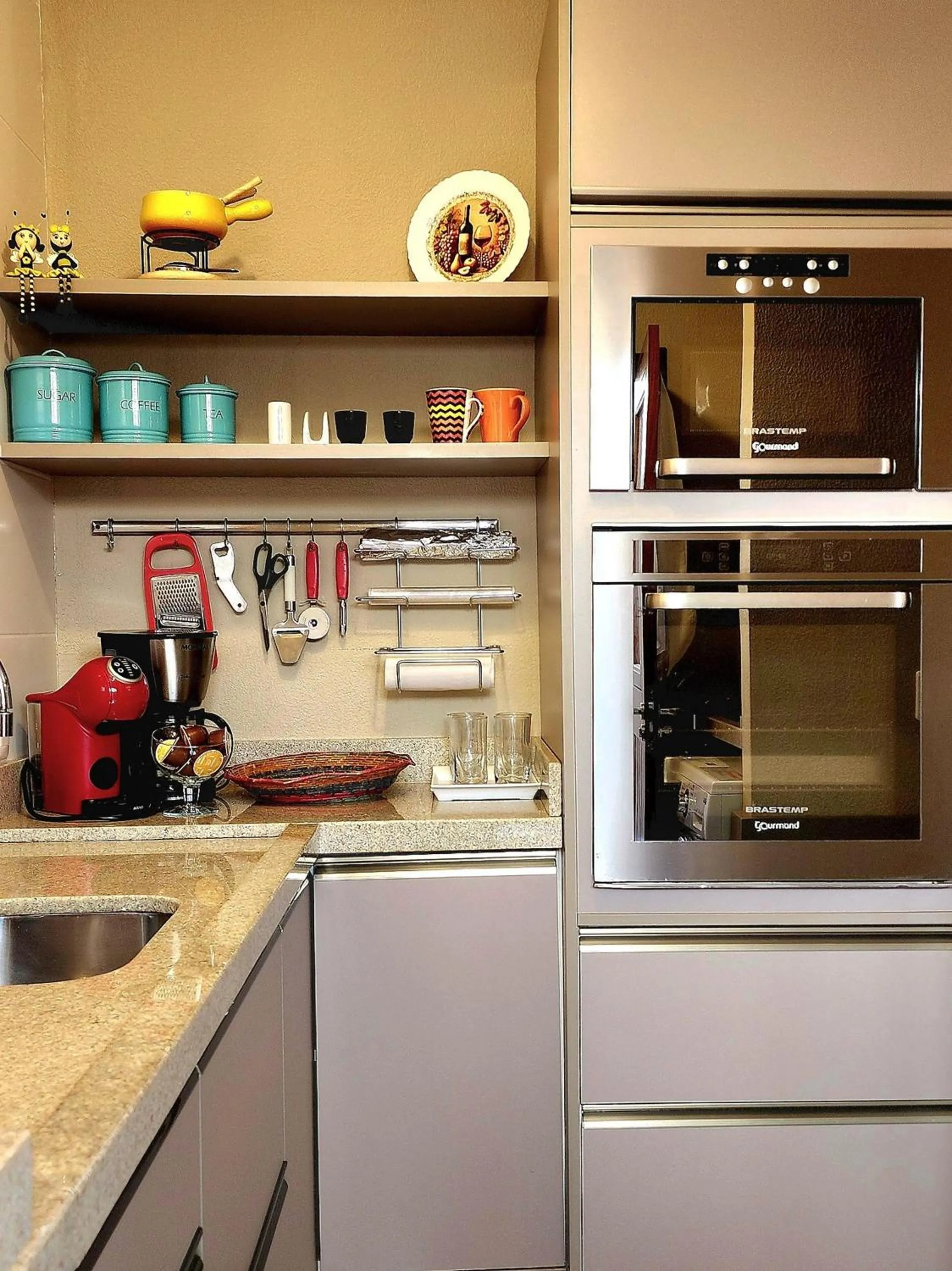 Kitchen or kitchenette in Charme e Conforto em Canela (Centro/3 dorm)