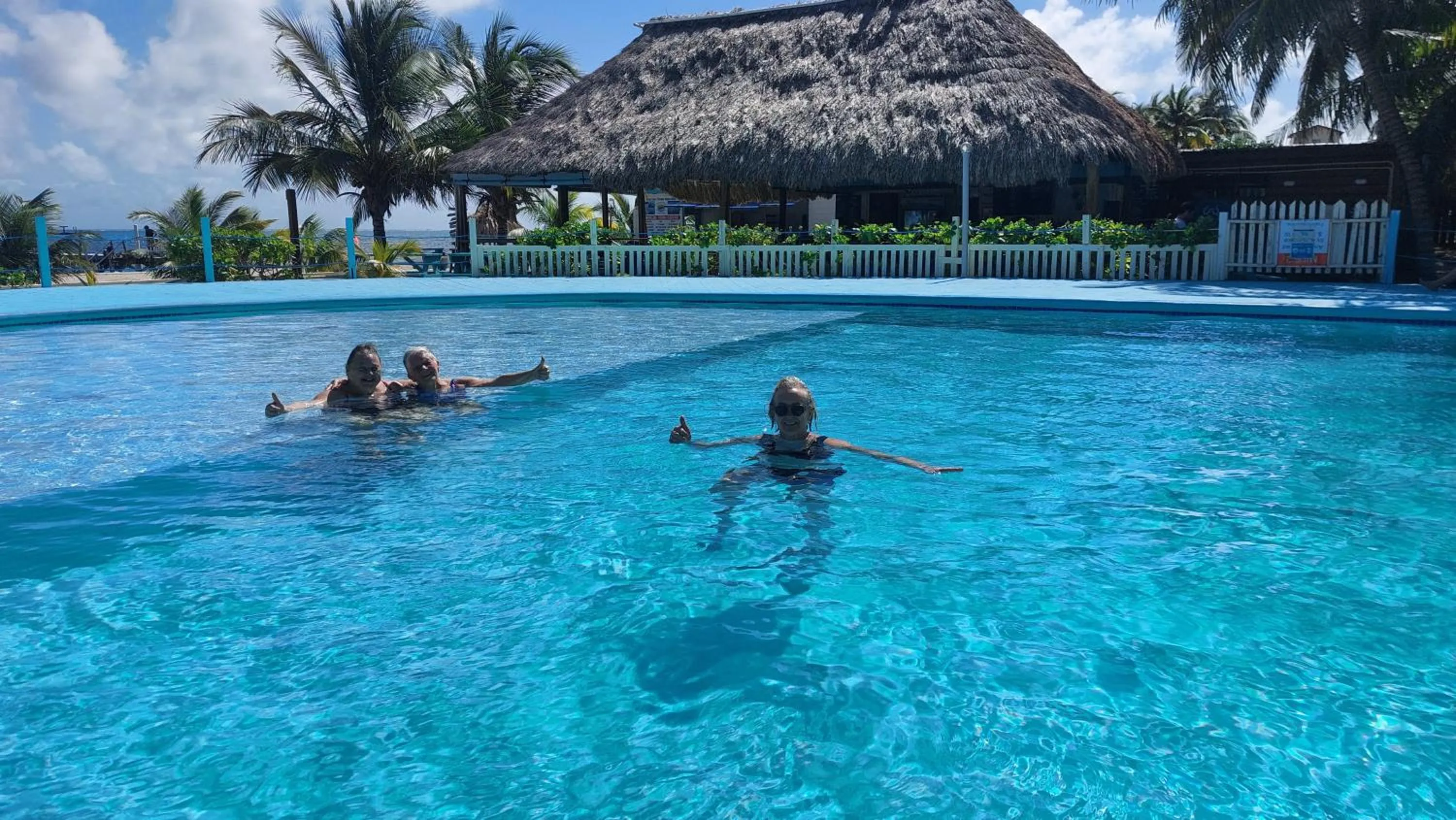 Pool view in Royal Caribbean Resort