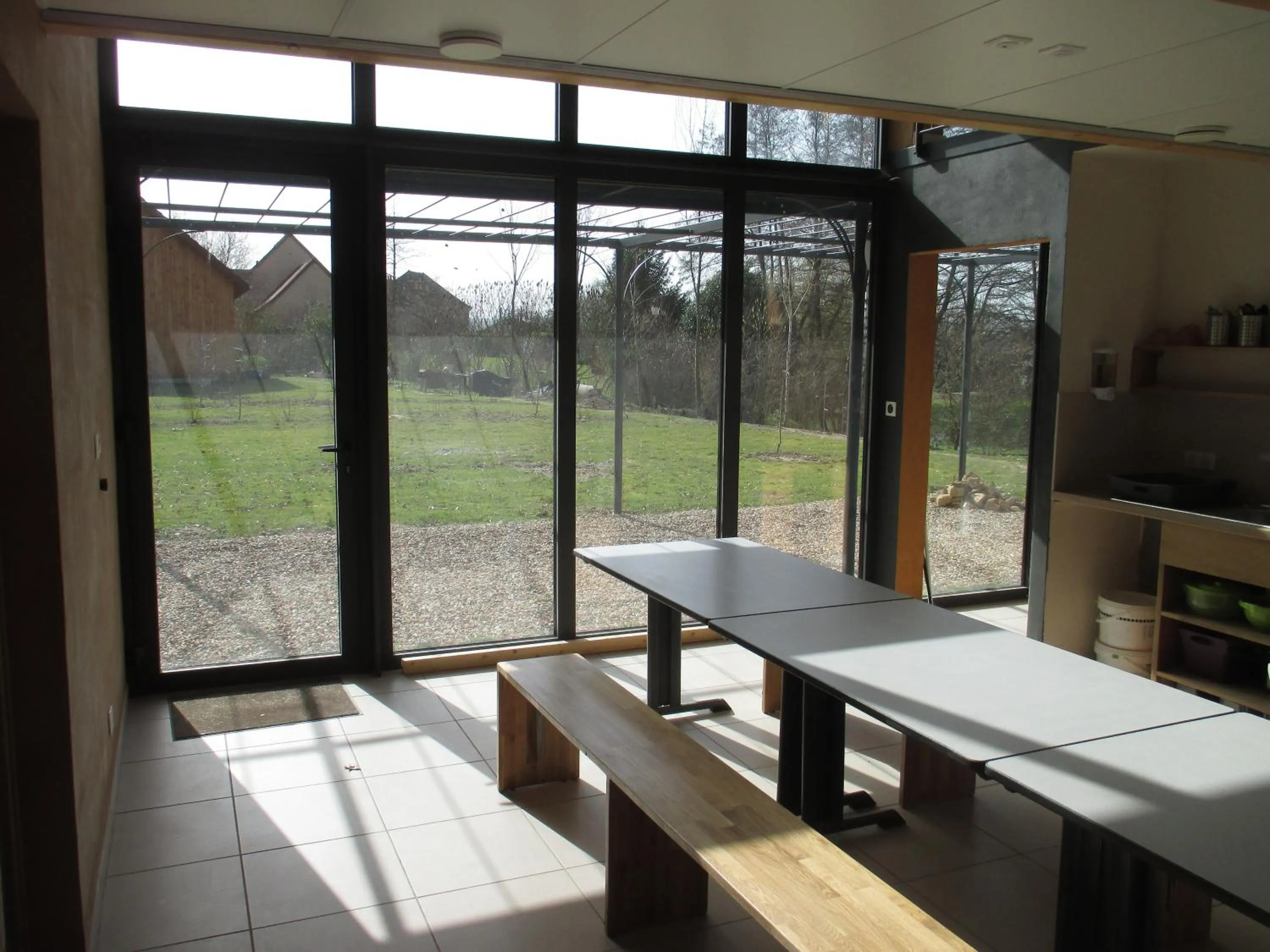 Dining area in Le Baugyte - Gite de GROUPE - 14 lits simples