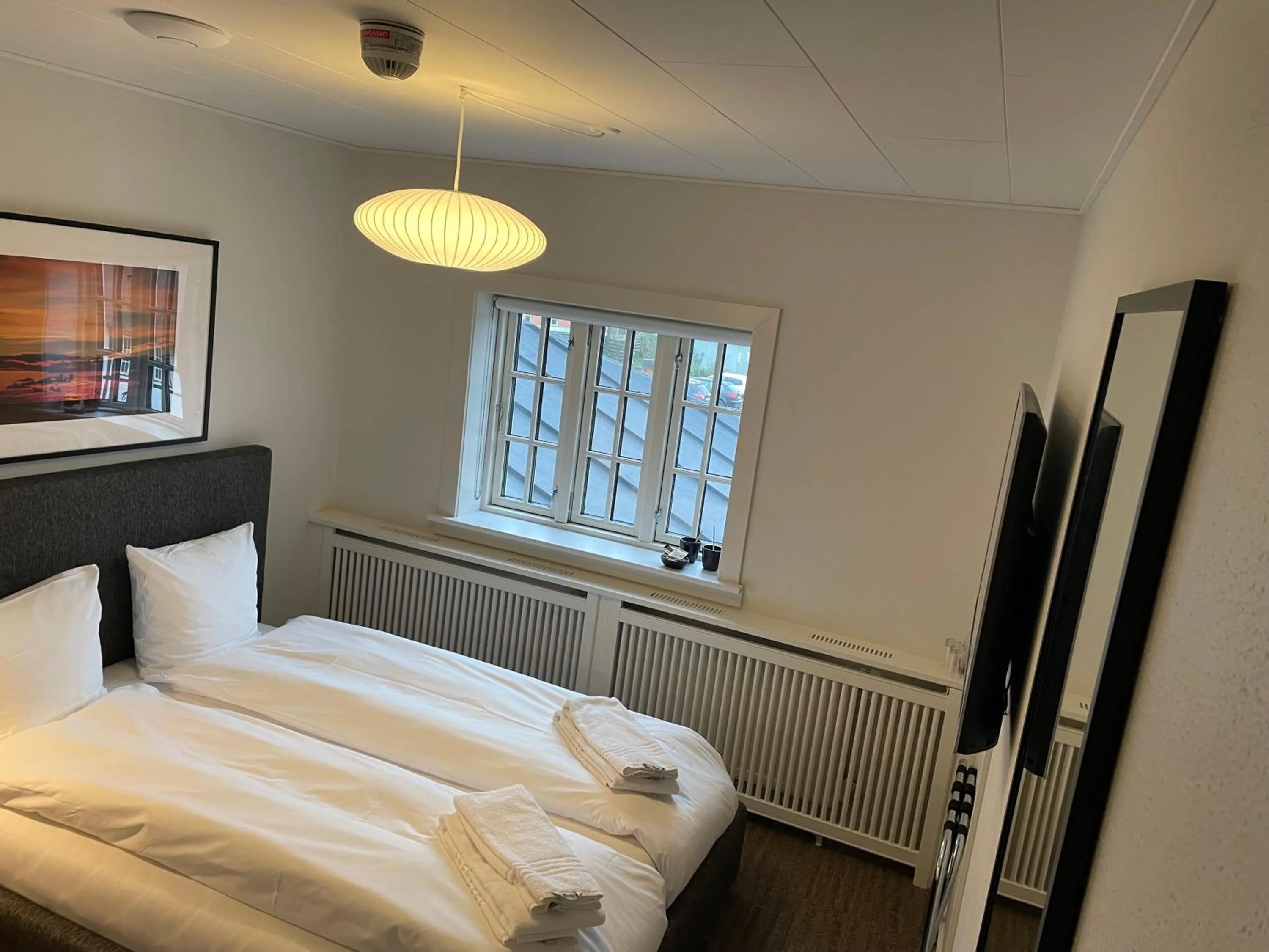 Bed in Hotel Nørrevang