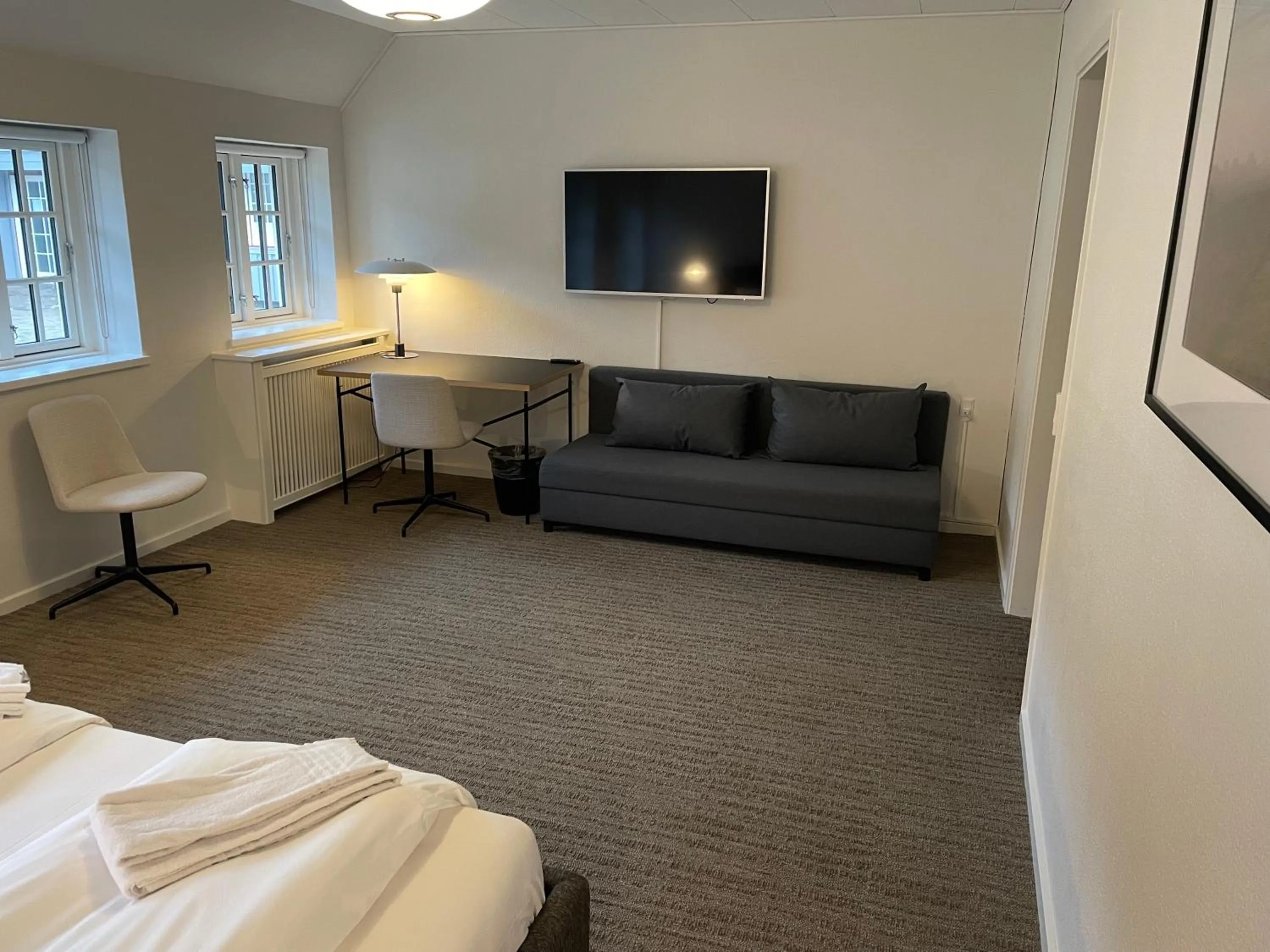 Bedroom, Bed in Hotel Nørrevang