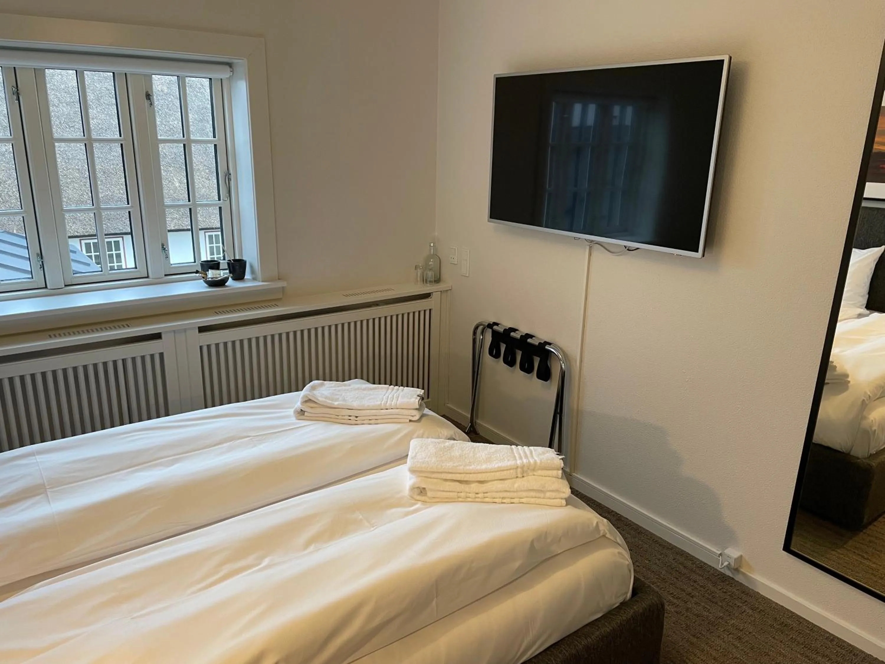 Bedroom, Bed in Hotel Nørrevang