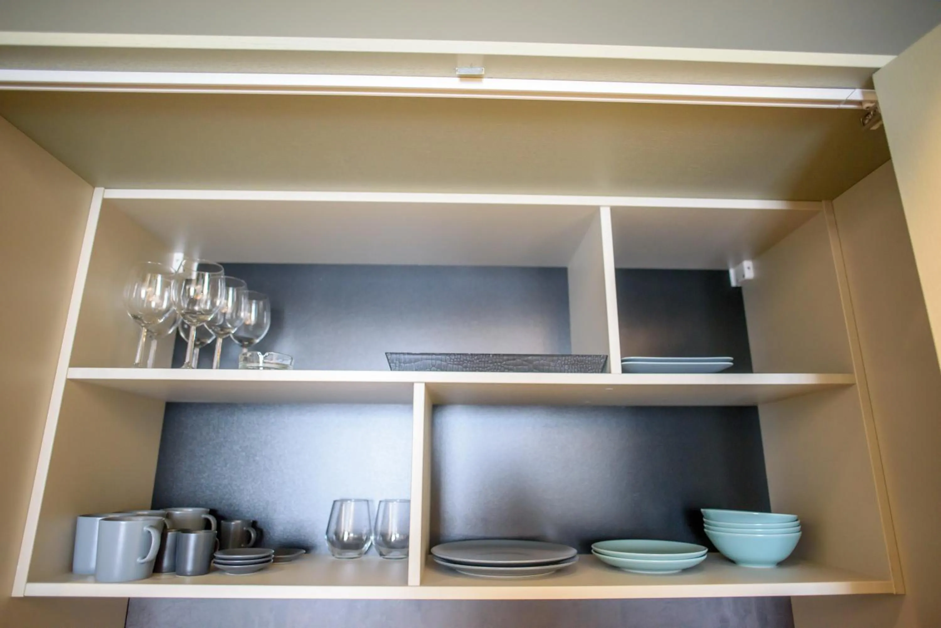 Kitchen or kitchenette in Oreo Apart Hotel