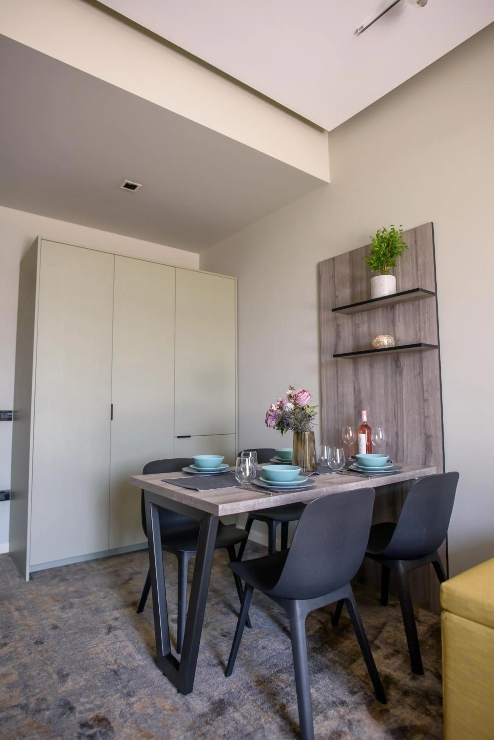 Kitchen or kitchenette in Oreo Apart Hotel