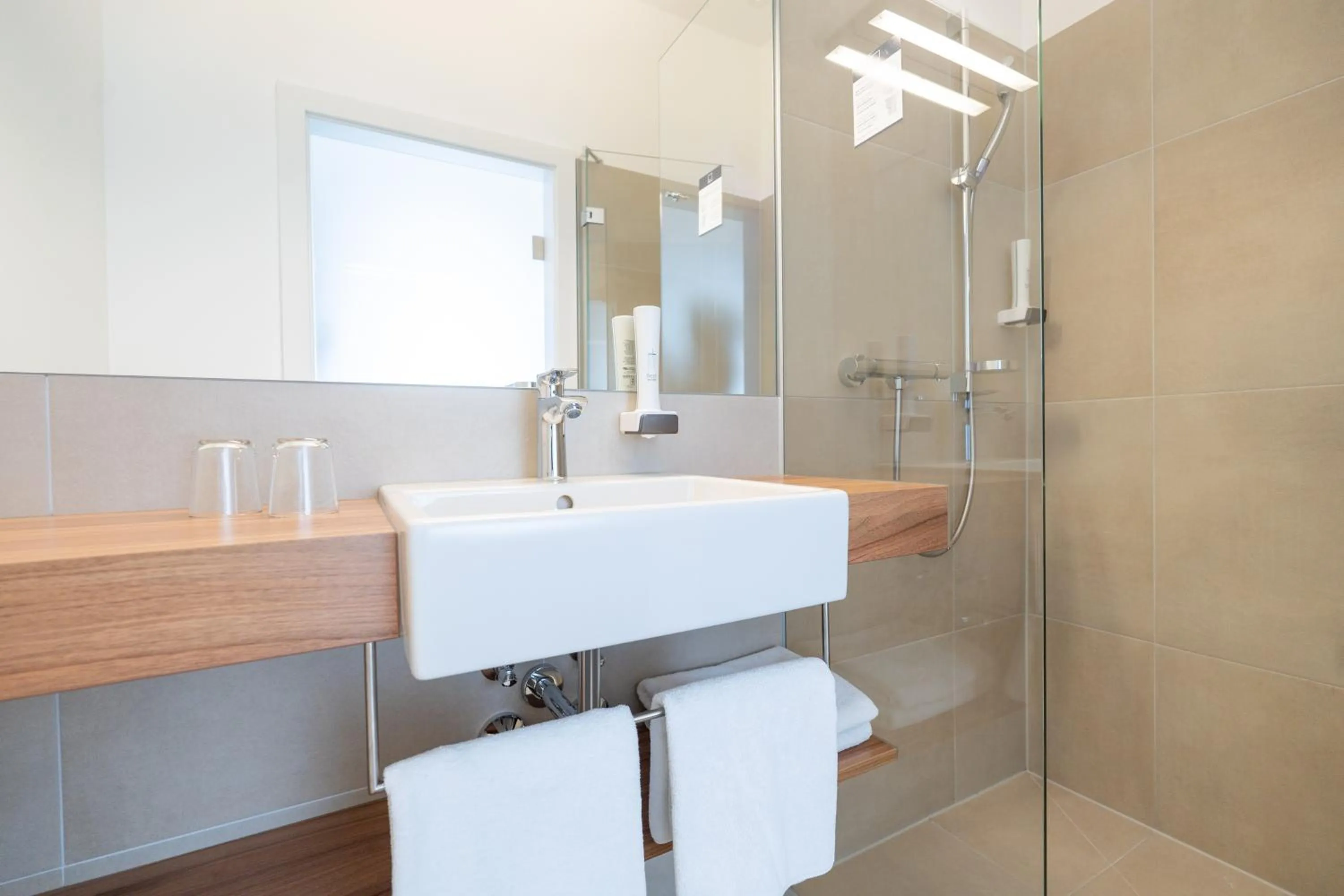 Bathroom in Das Jedermann Boutiquehotel mit Stadtgarten