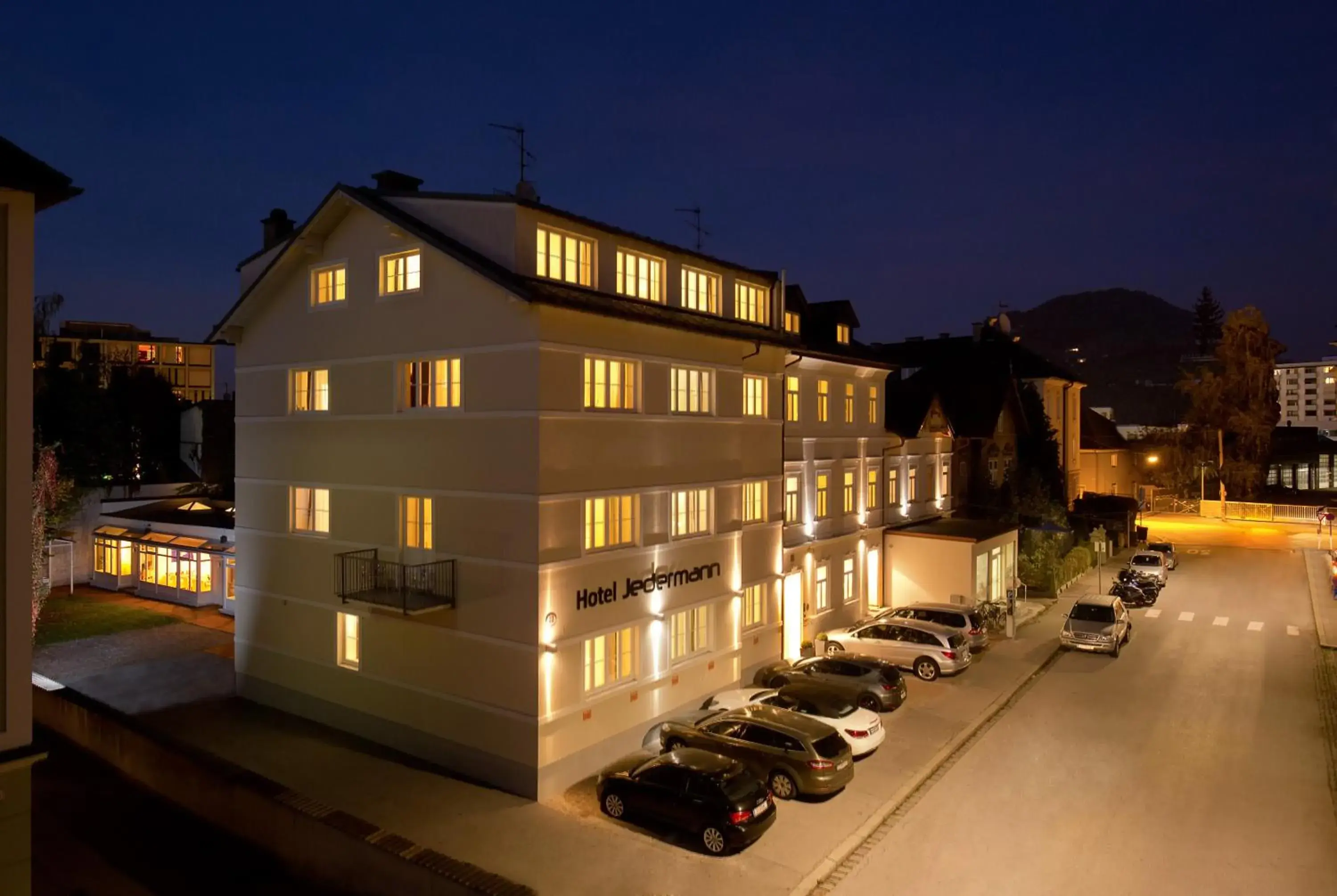 Property building in Das Jedermann Boutiquehotel mit Stadtgarten Property building in Das Jedermann Boutiquehotel mit Stadtgarten