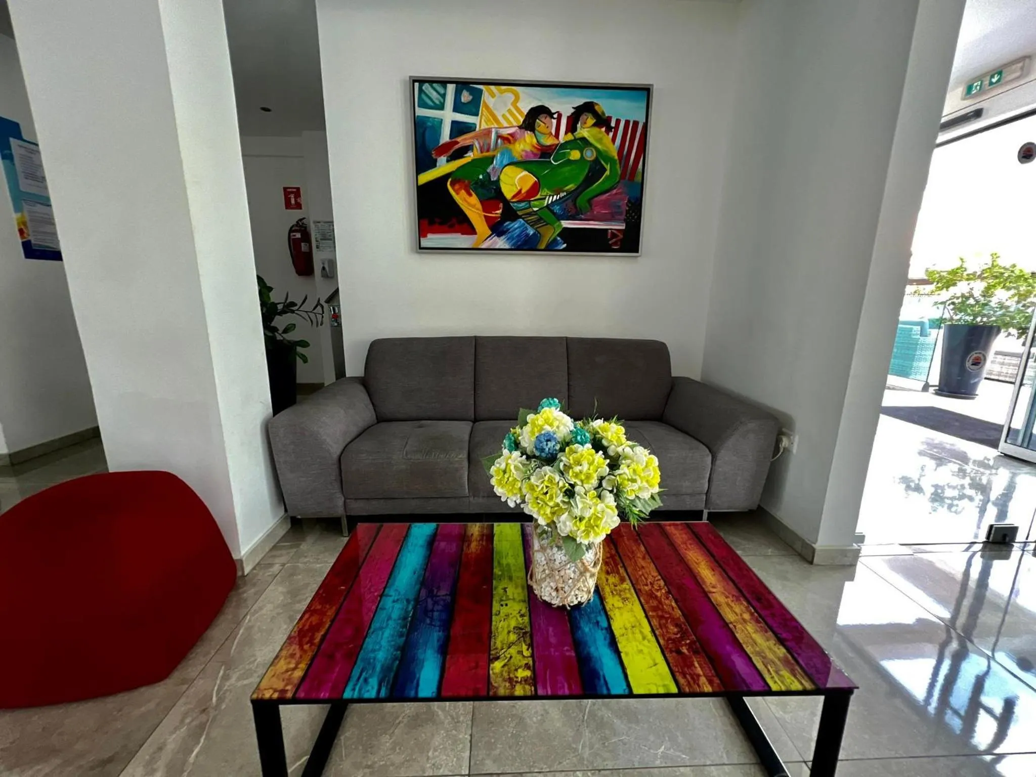 Lobby or reception in Sunny Blue Hotel