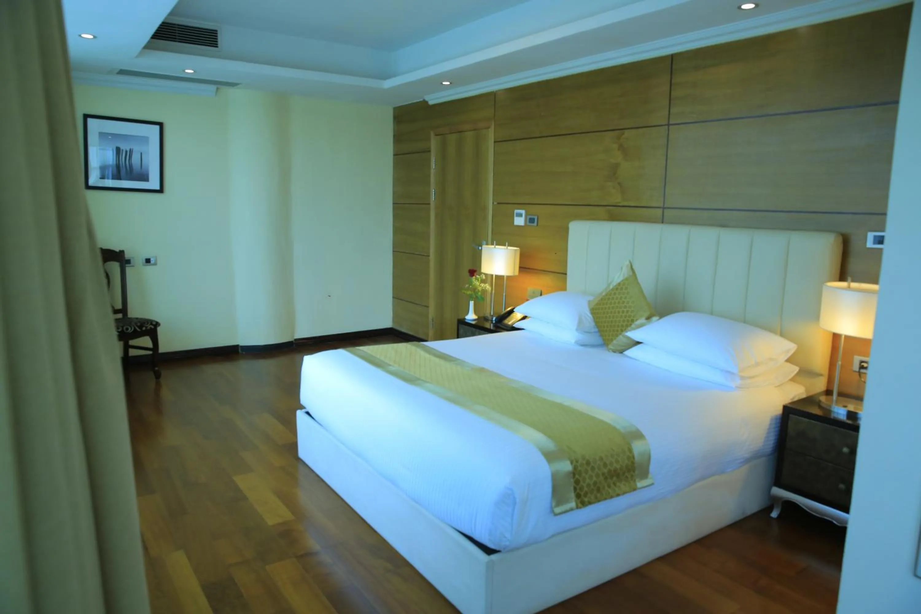 Bed in Inter Luxury Hotel