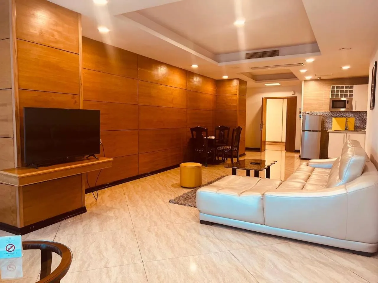 Seating area in Inter Luxury Hotel