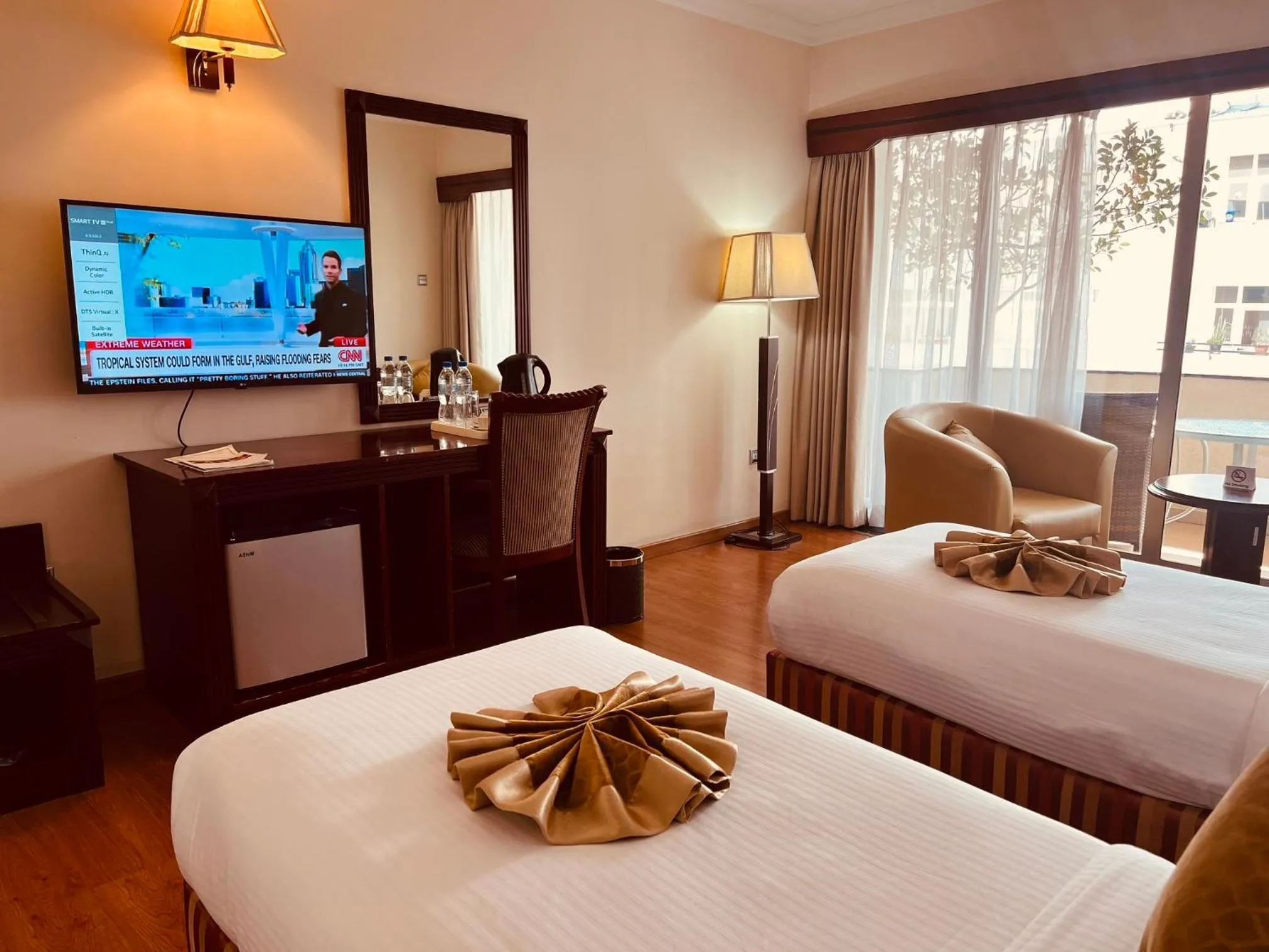 Bed in Inter Luxury Hotel