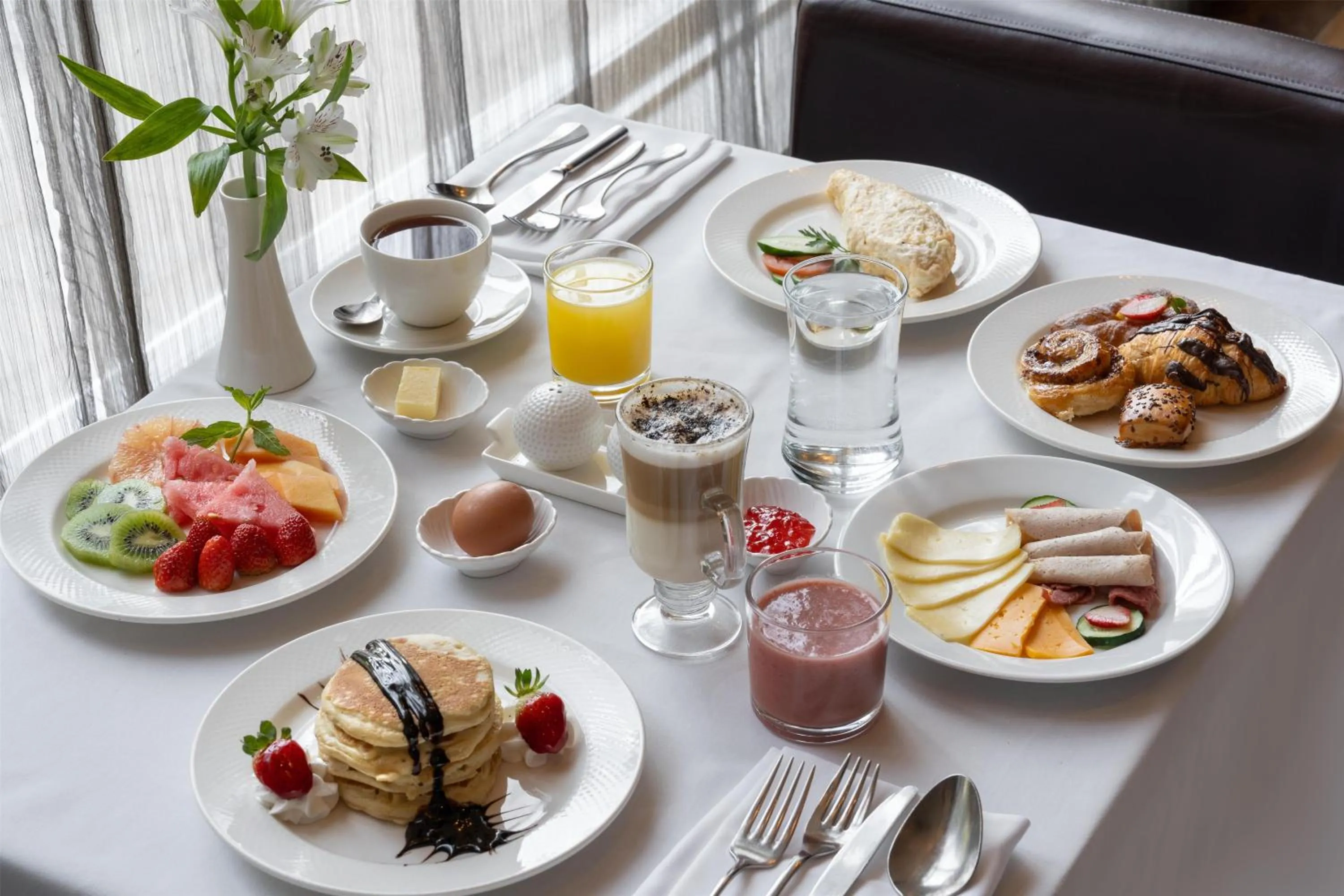 Breakfast in Radisson Blu Hotel, Addis Ababa