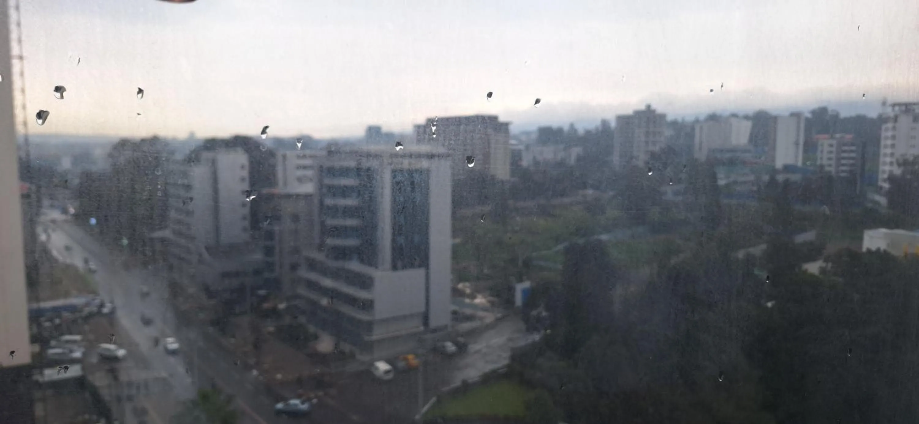 City view in Radisson Blu Hotel, Addis Ababa