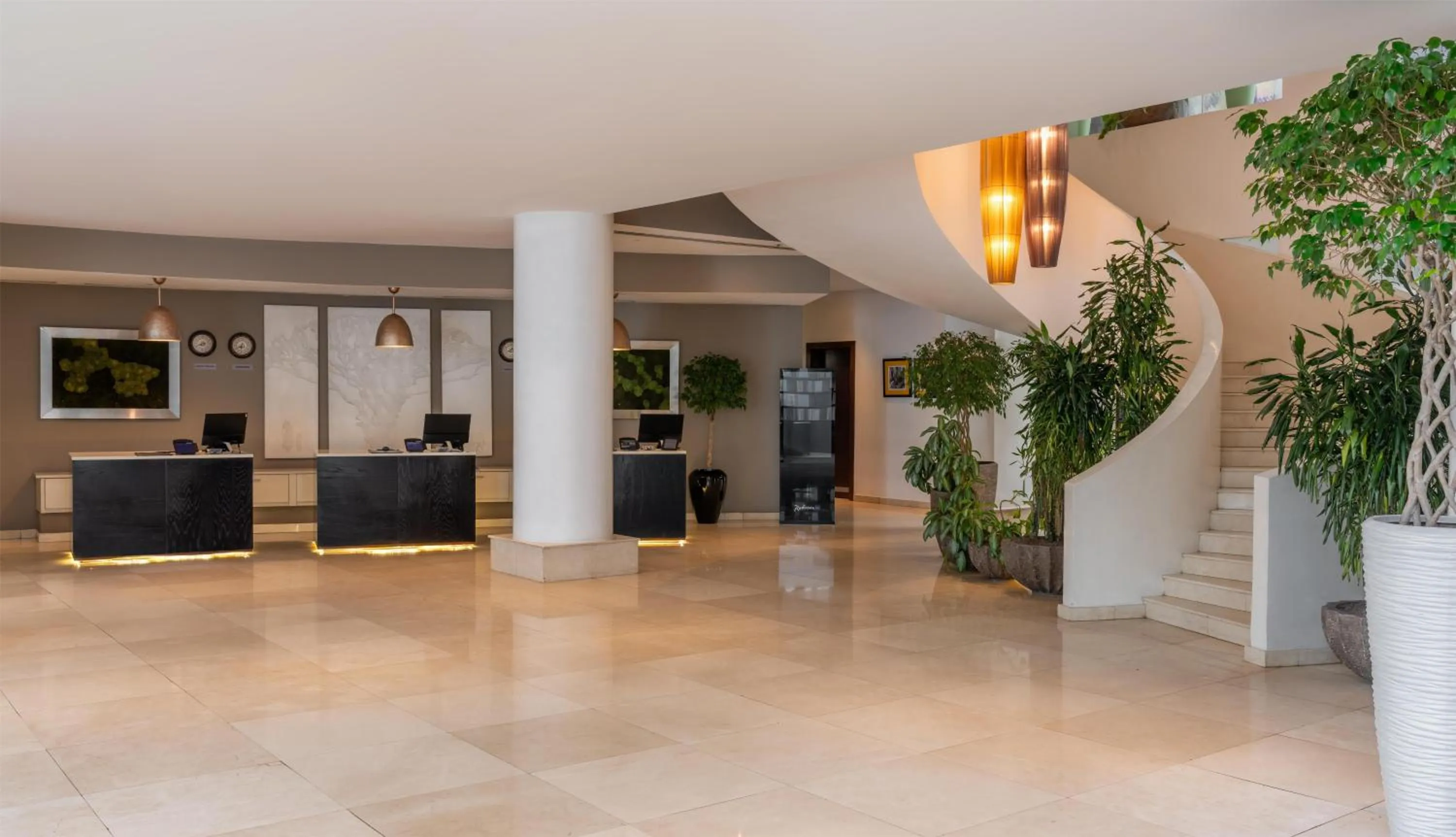 Lobby or reception in Radisson Blu Hotel, Addis Ababa