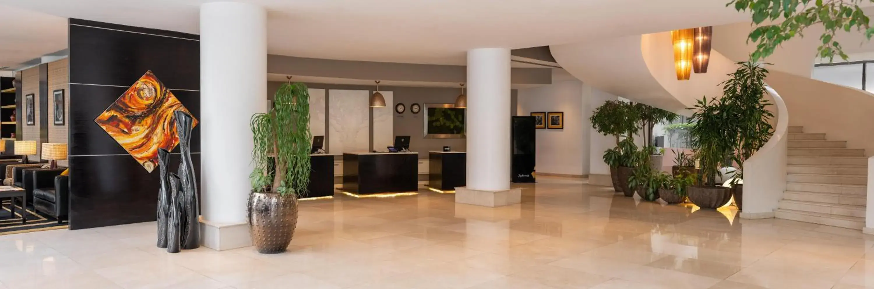 Lobby or reception in Radisson Blu Hotel, Addis Ababa Lobby or reception in Radisson Blu Hotel, Addis Ababa