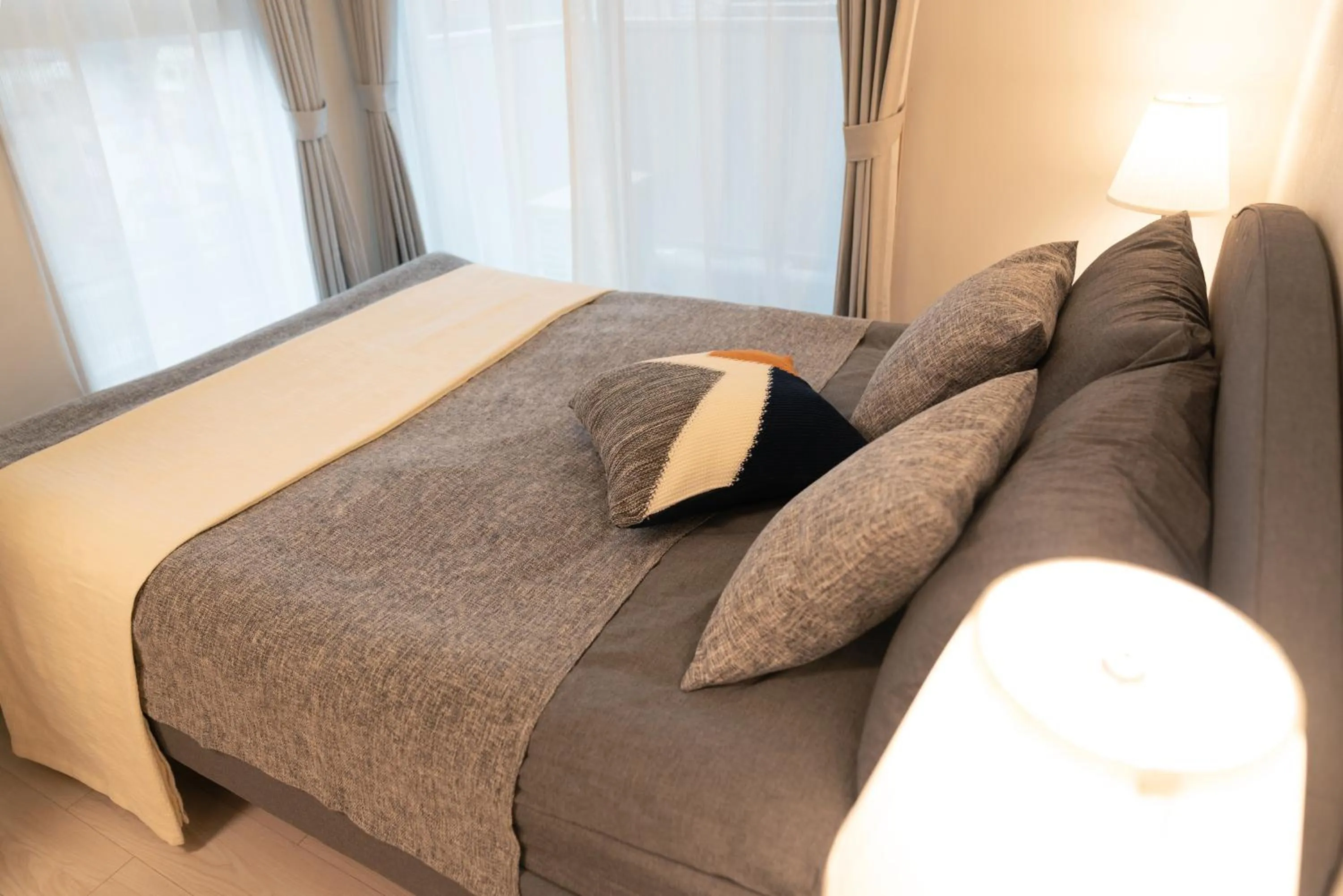 Bed in OSAKA SUNSHlNE TOWER23