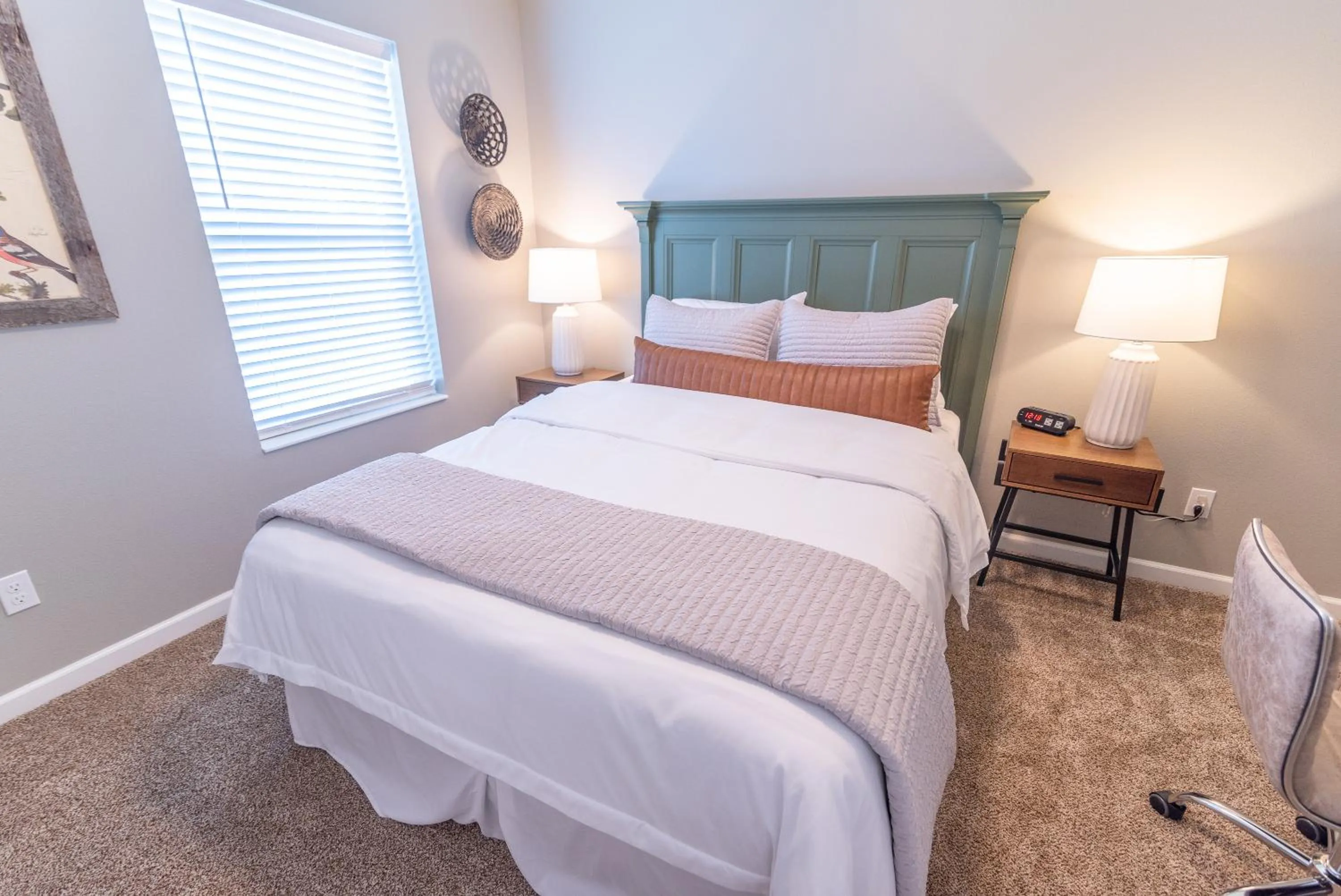 Bed in Susitna Suites