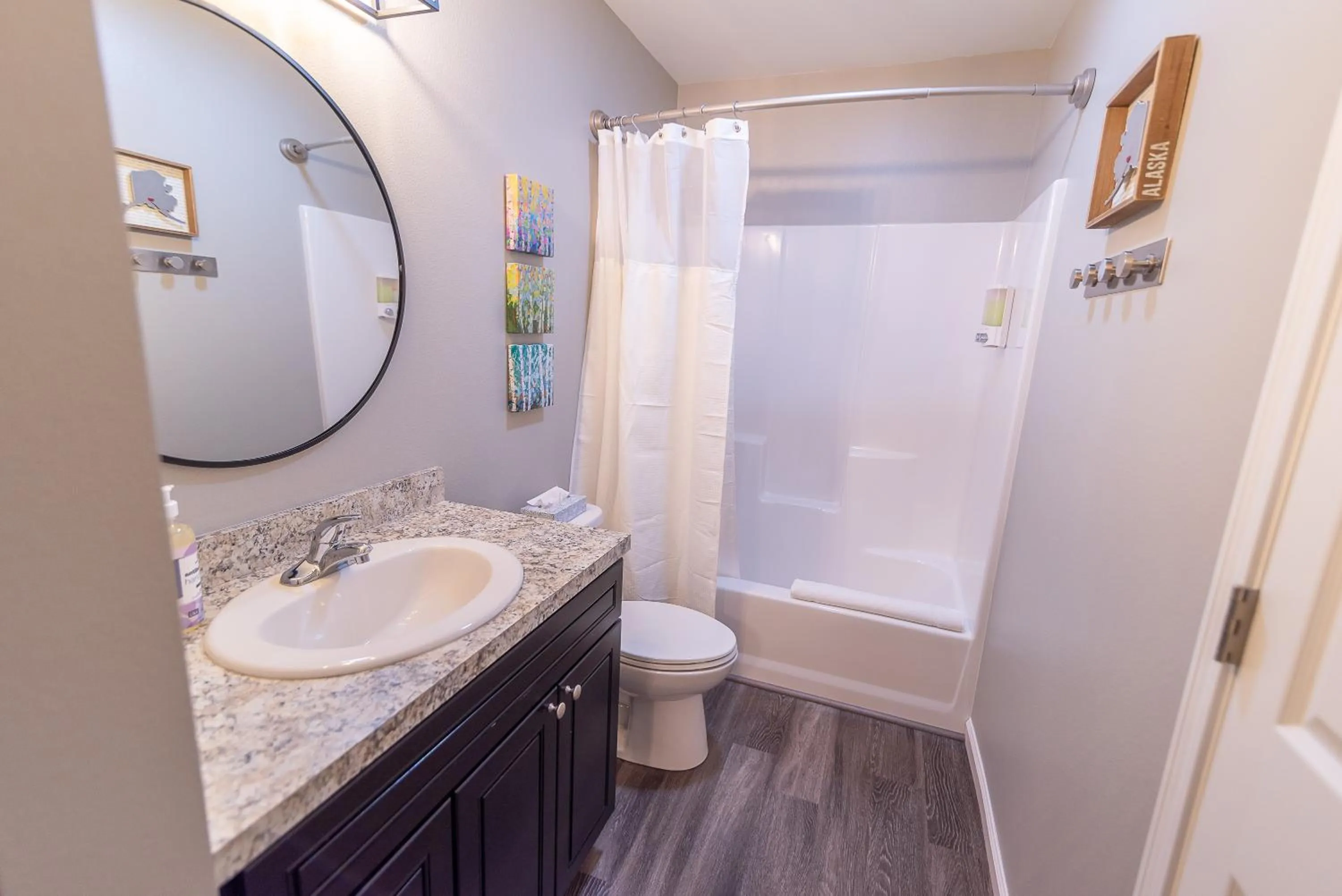 Bathroom in Susitna Suites